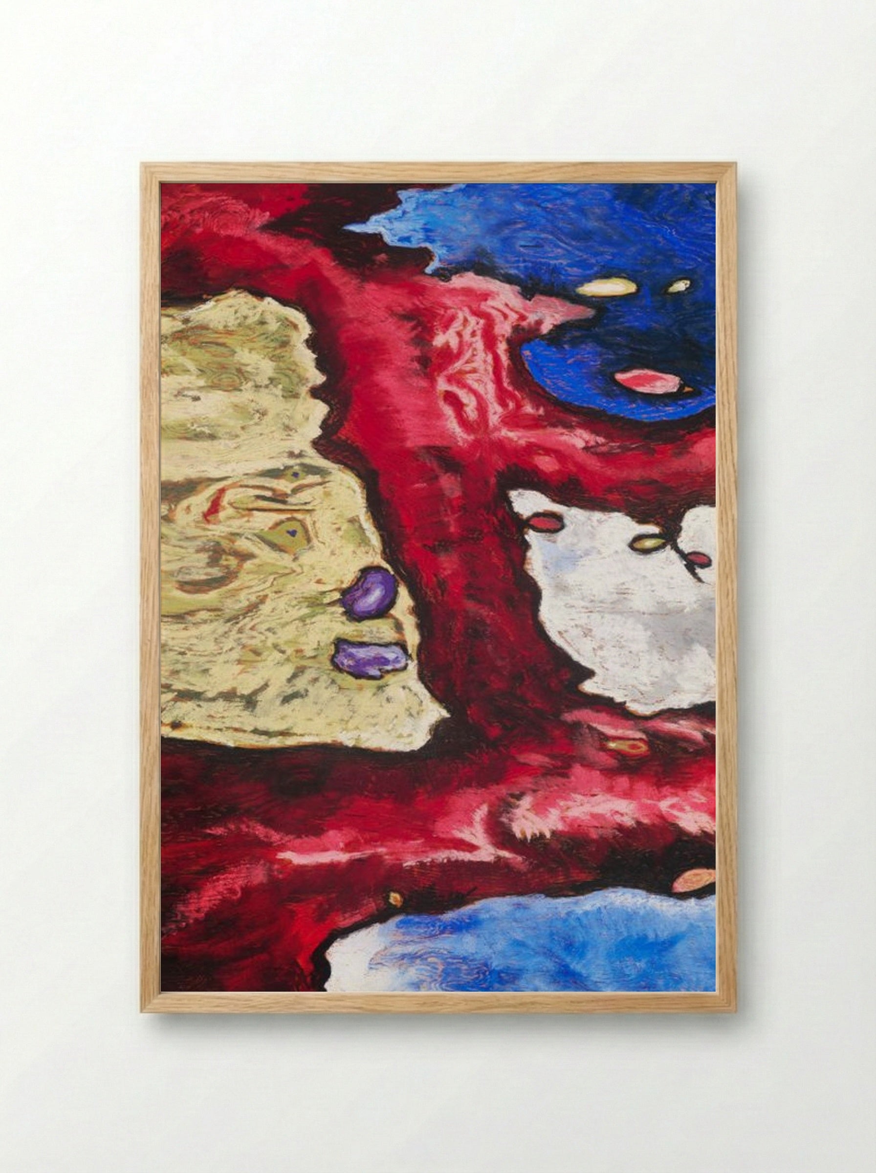 Tree Forms and Water - Arthur Dove - Framed Print Wood