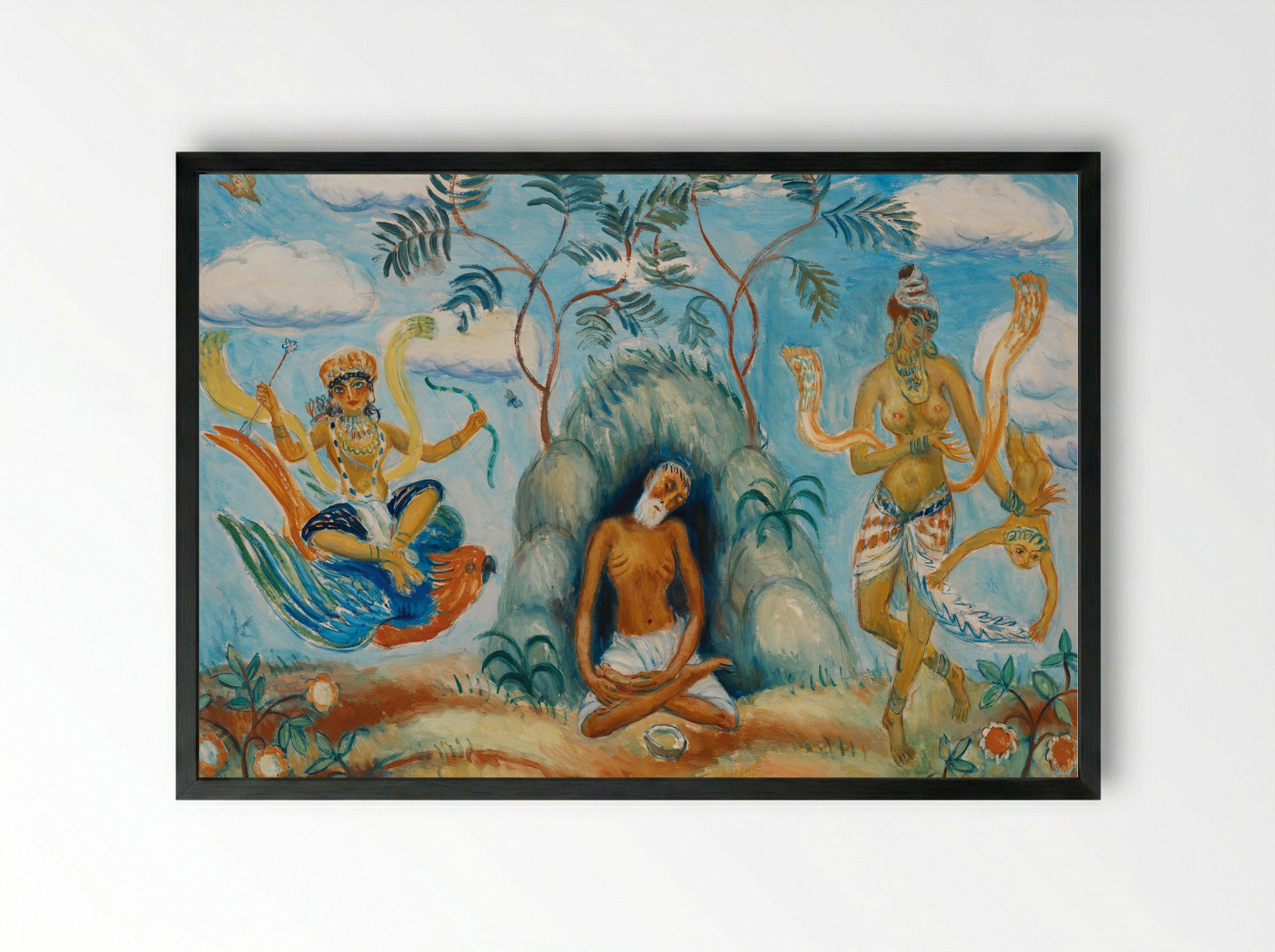 Decoration - William James Glackens - Framed Print Black