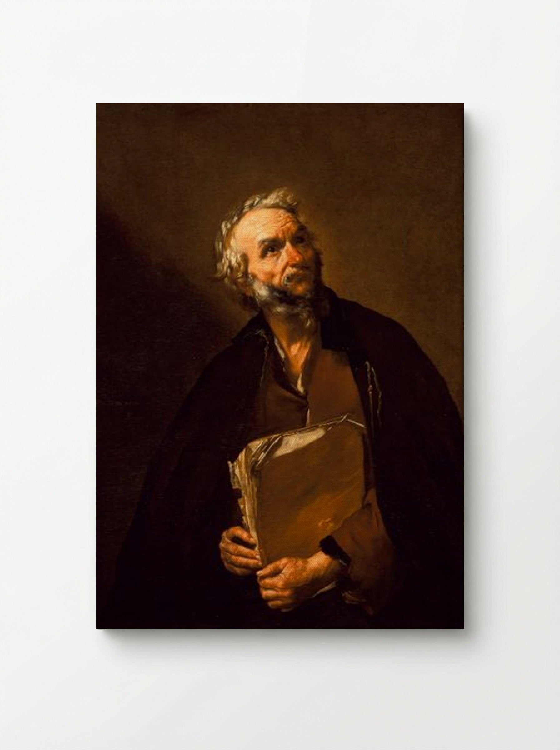 A Philosopher - Jusepe de Ribera - Canvas