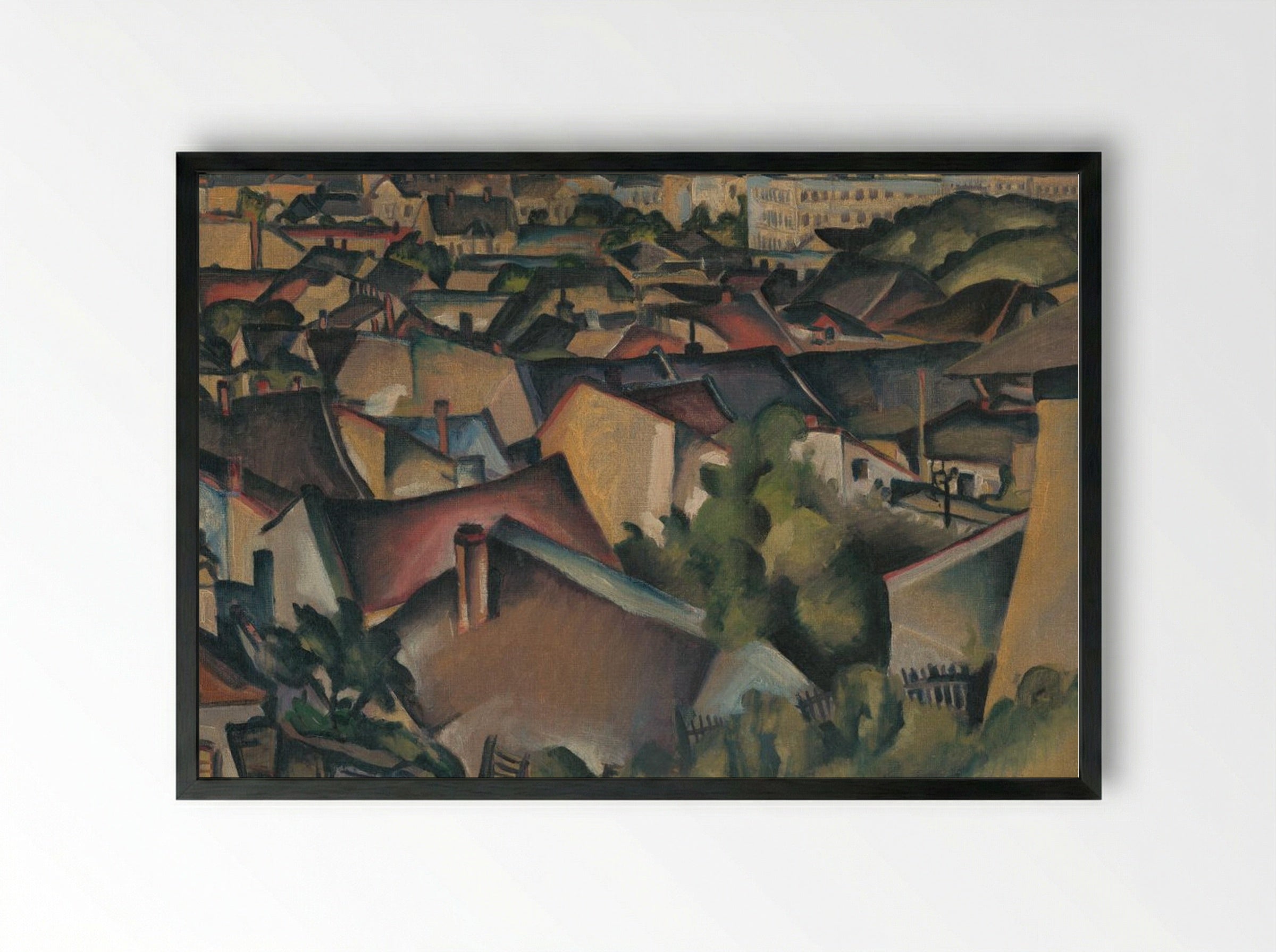 Kosice in Spring - Konstantin Bauer - Framed Print Black
