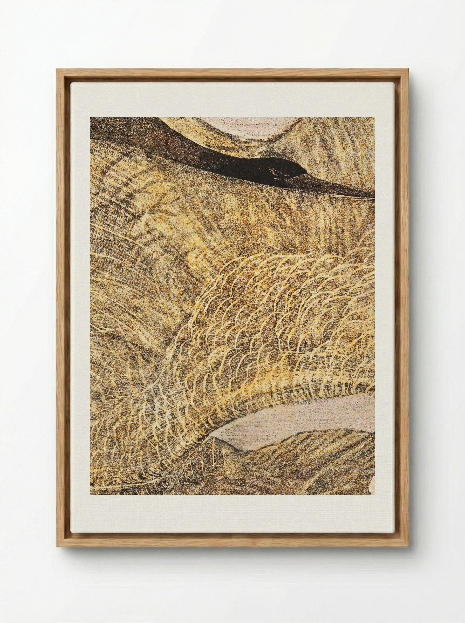 Drie vliegende vogels (Three Flying Birds) - Theo van Hoytema - Framed Canvas Wood