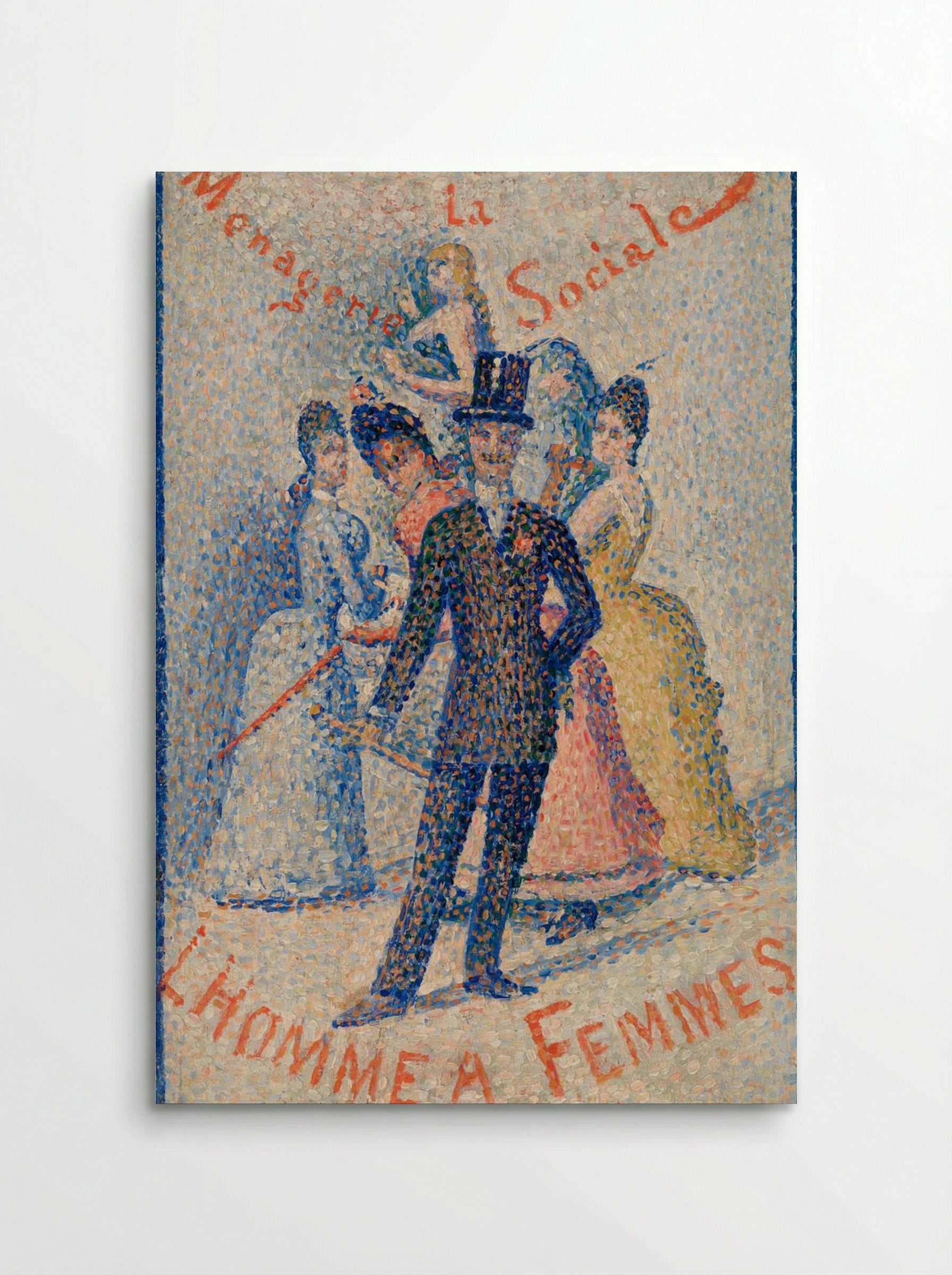 The Ladies' Man (L'Homme à femmes) - Georges Seurat - Poster