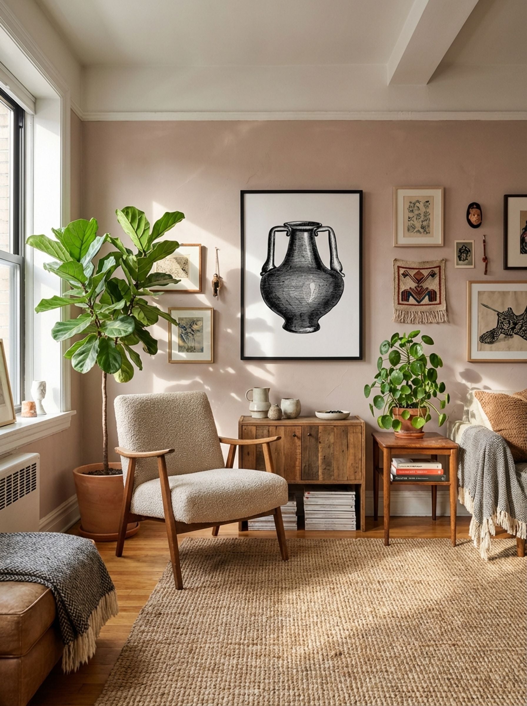 Classical Amphora - Fine Art Print - Lifestyle