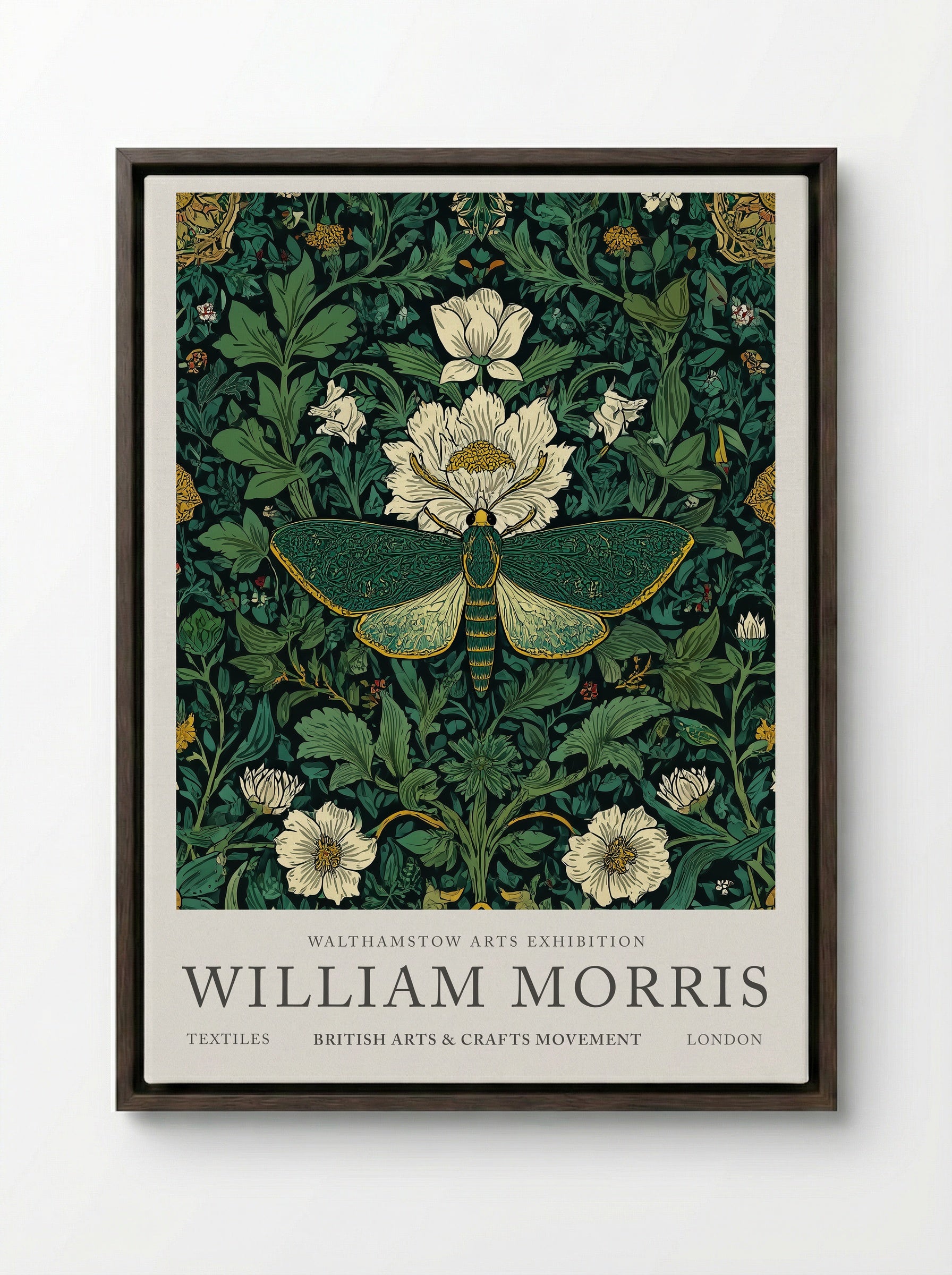 Emerald Moth Garden - William Morris