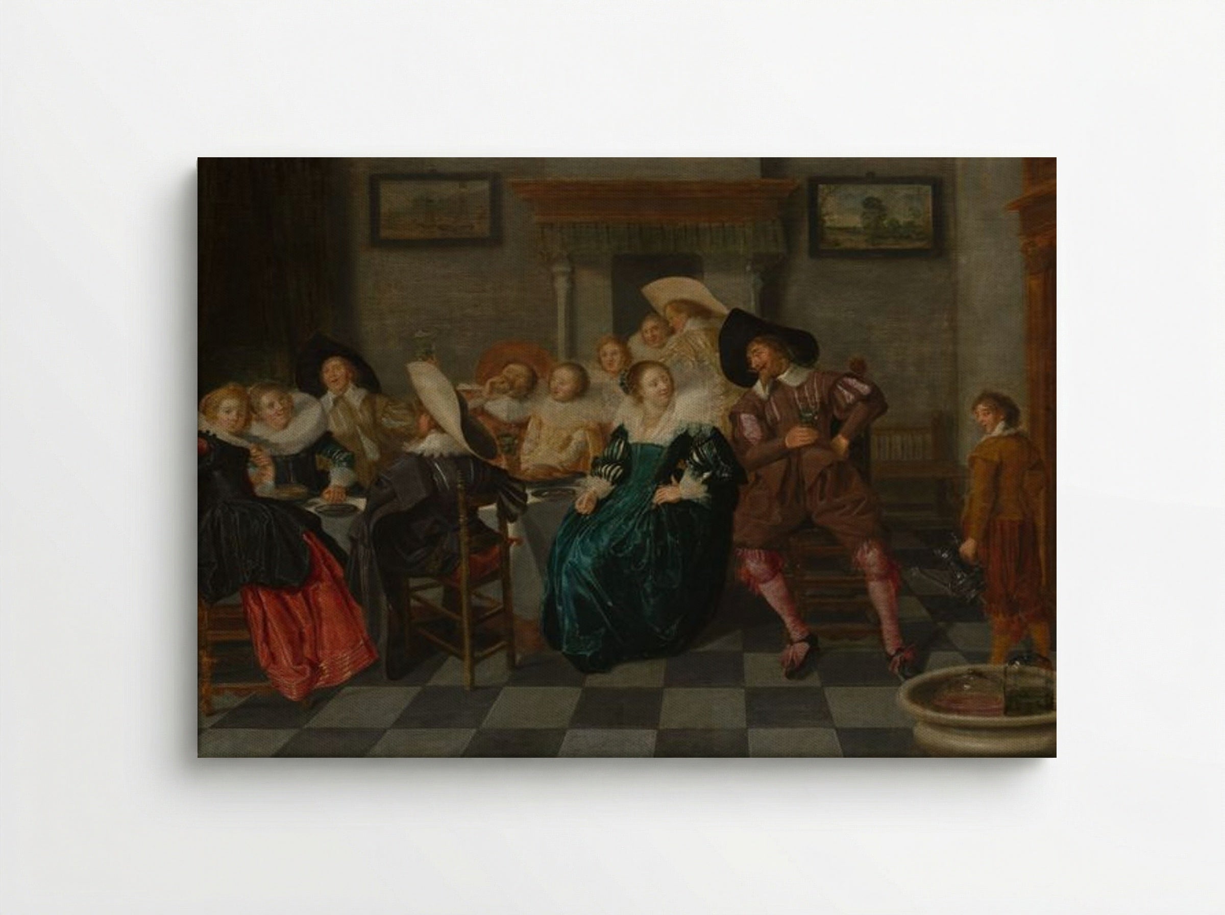 A Banquet - Frans Hals - Canvas