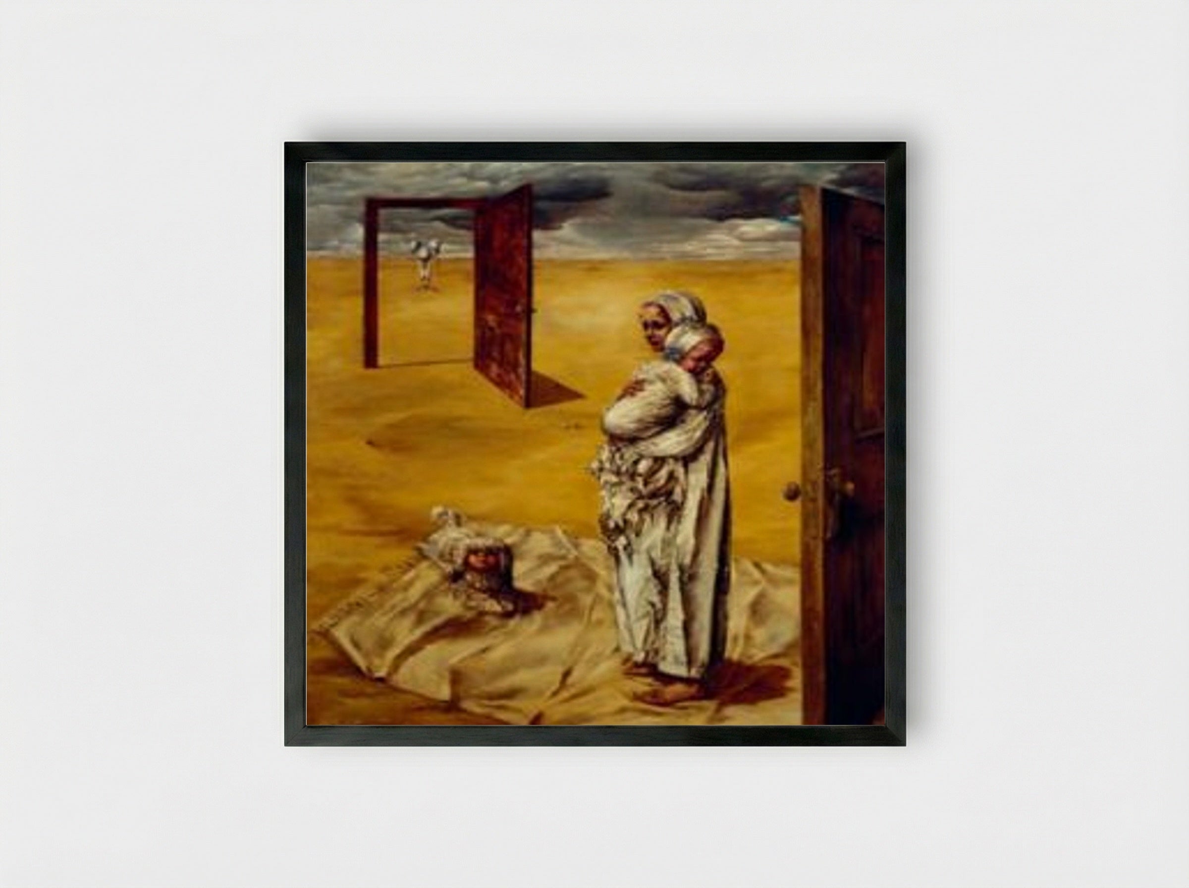 Maternity - Dorothea Tanning - Framed Print Black