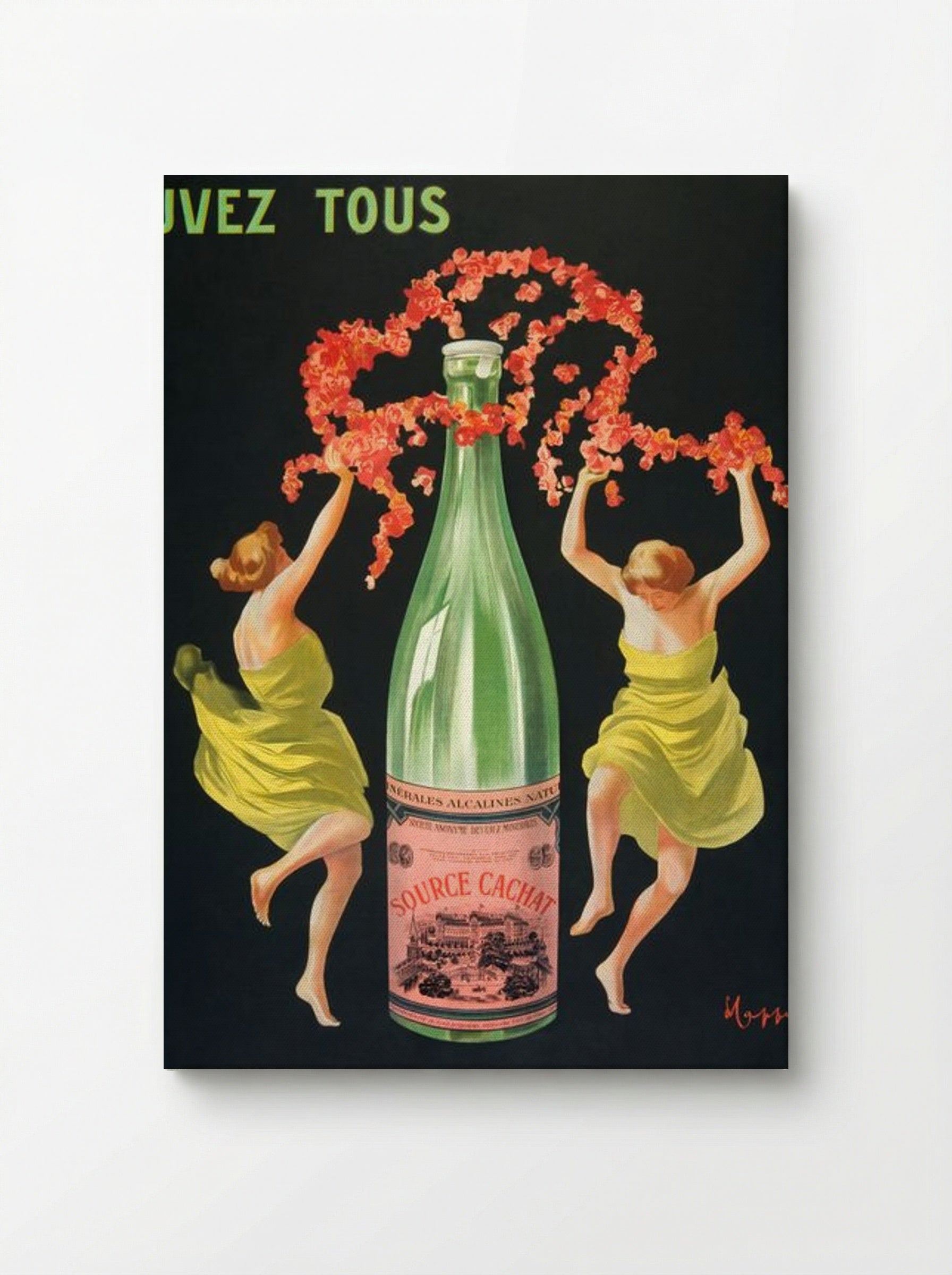 Drink Evian-Cachat - Leonetto Cappiello - Canvas