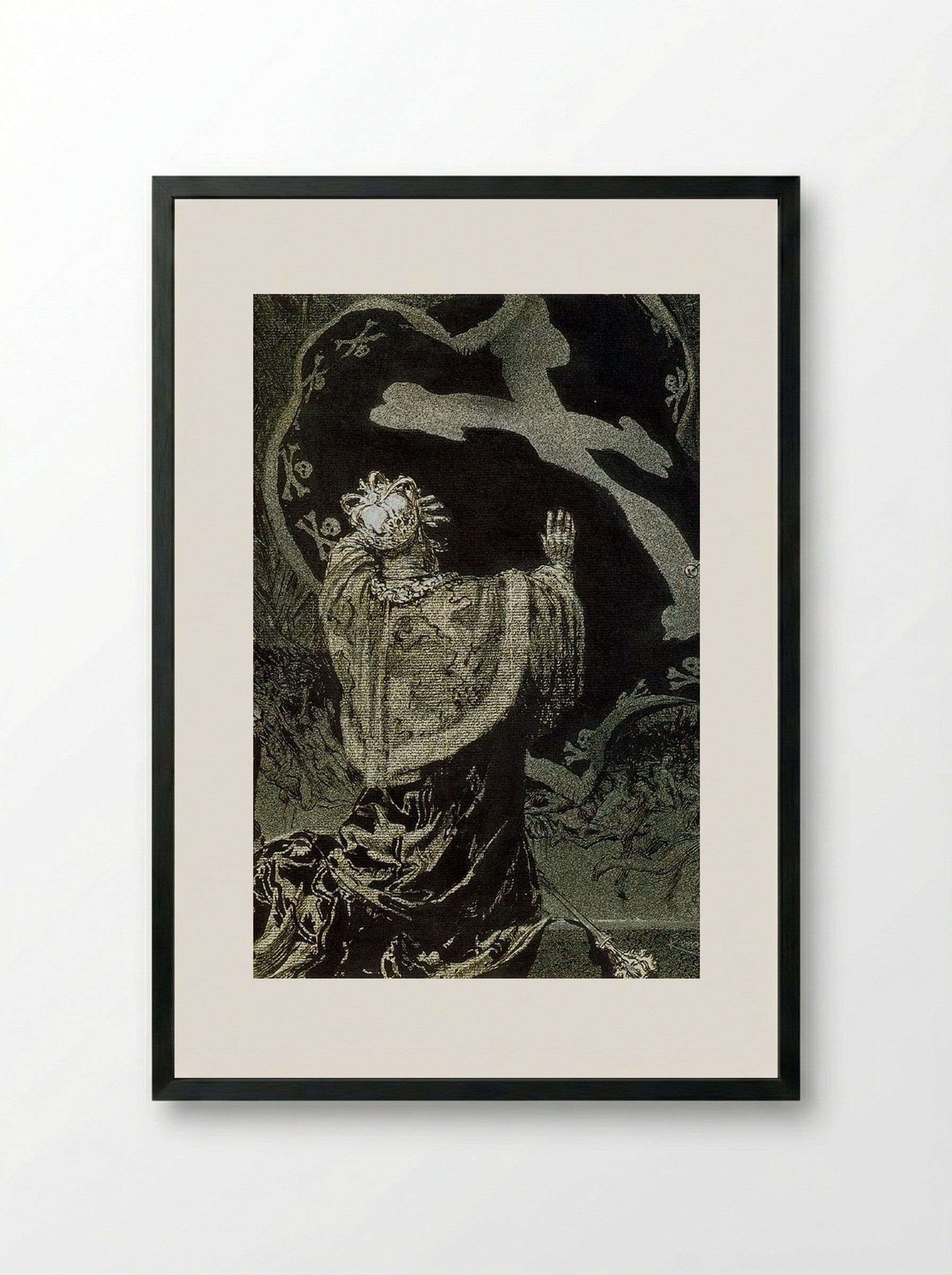 The Victorious Dragon - Frantisek Kupka - Framed Print Black