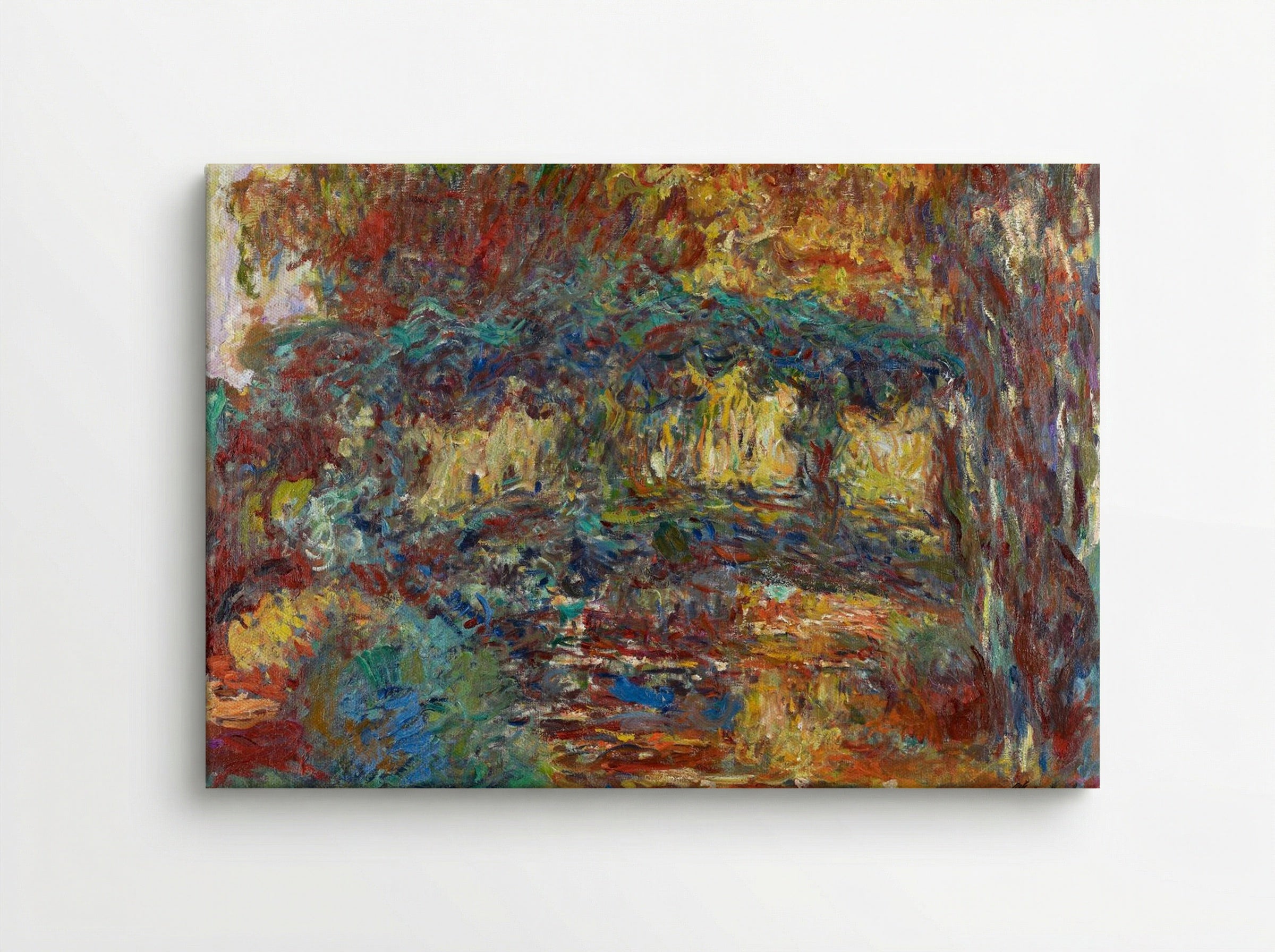 The Japanese Footbridge - Claude Monet - Canvas