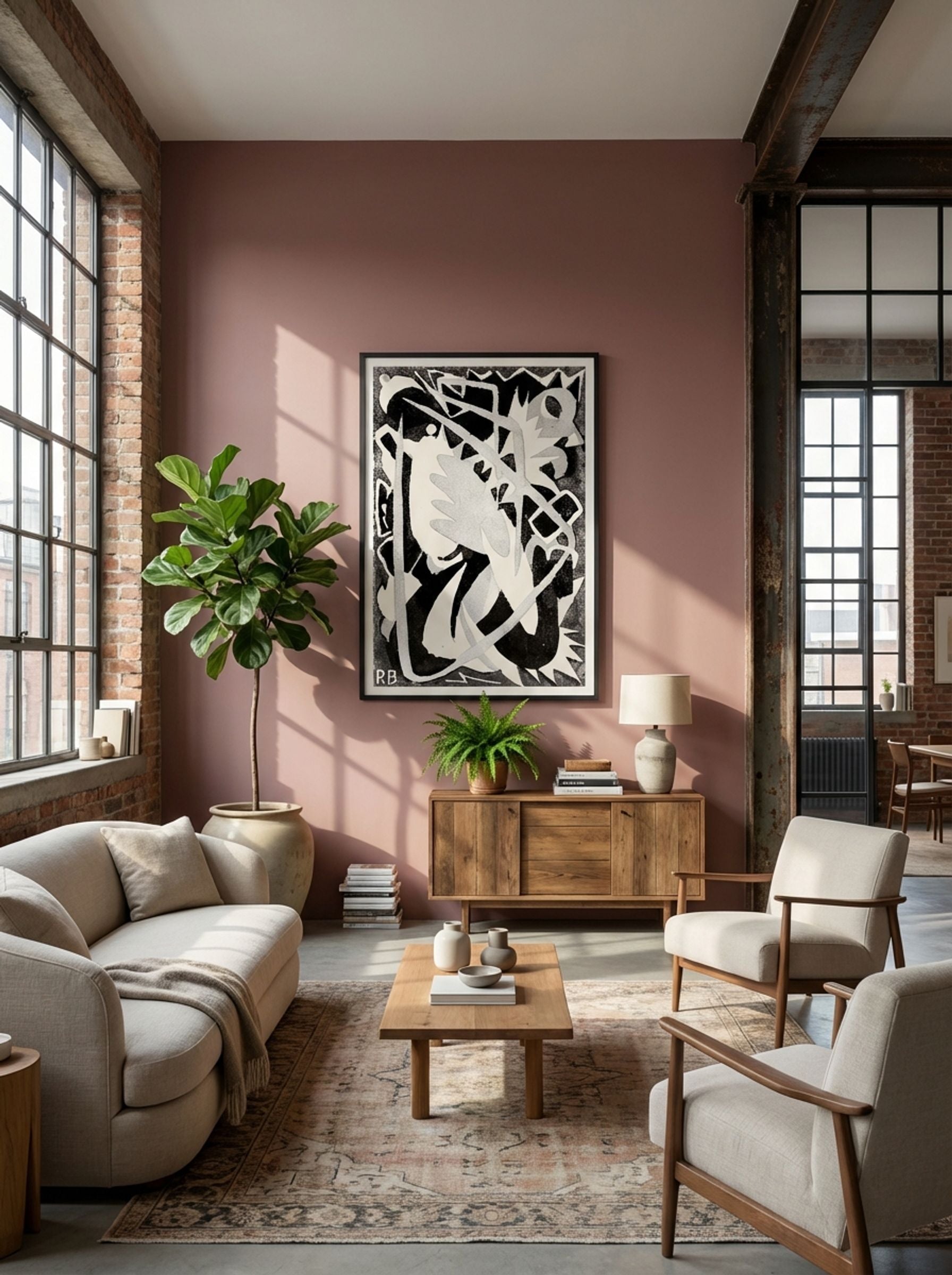 Abstract Composition (Black and White) - Franz Marc - Lifestyle