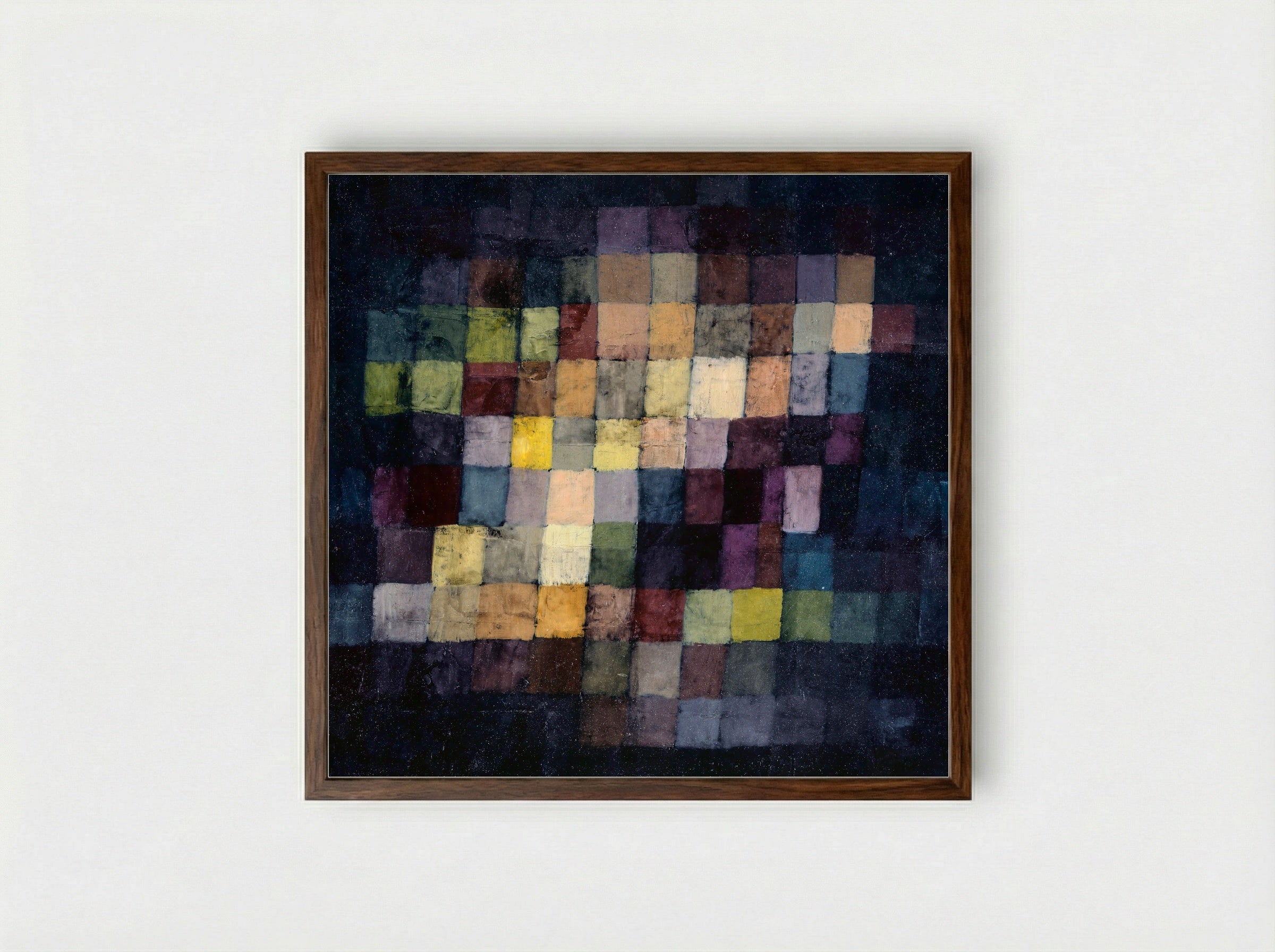 Old Sound - Paul Klee - Framed Print Dark Wood