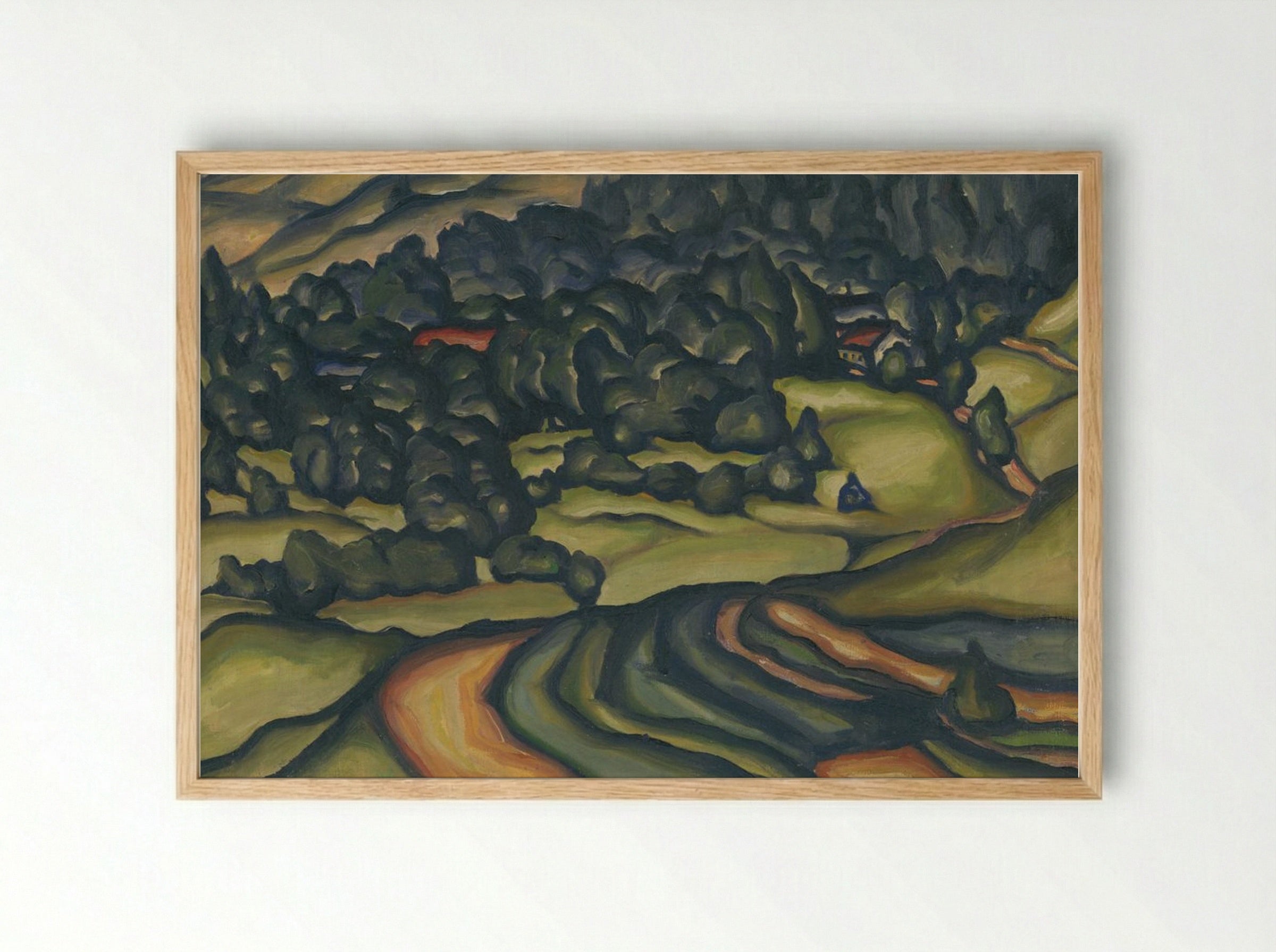 Country - Konstantin Bauer - Framed Print Wood