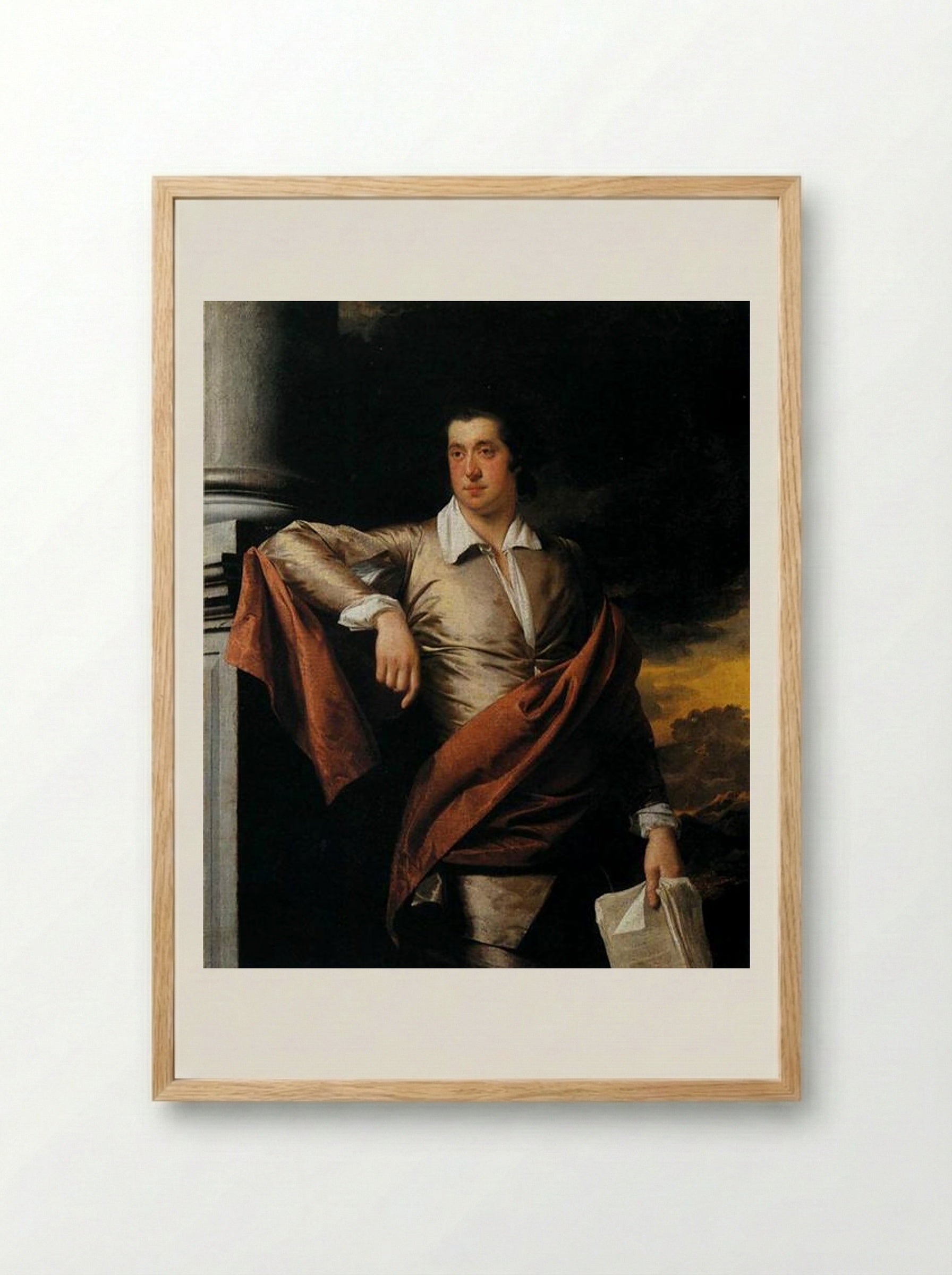 Thomas Day - Joseph Wright - Framed Print Wood