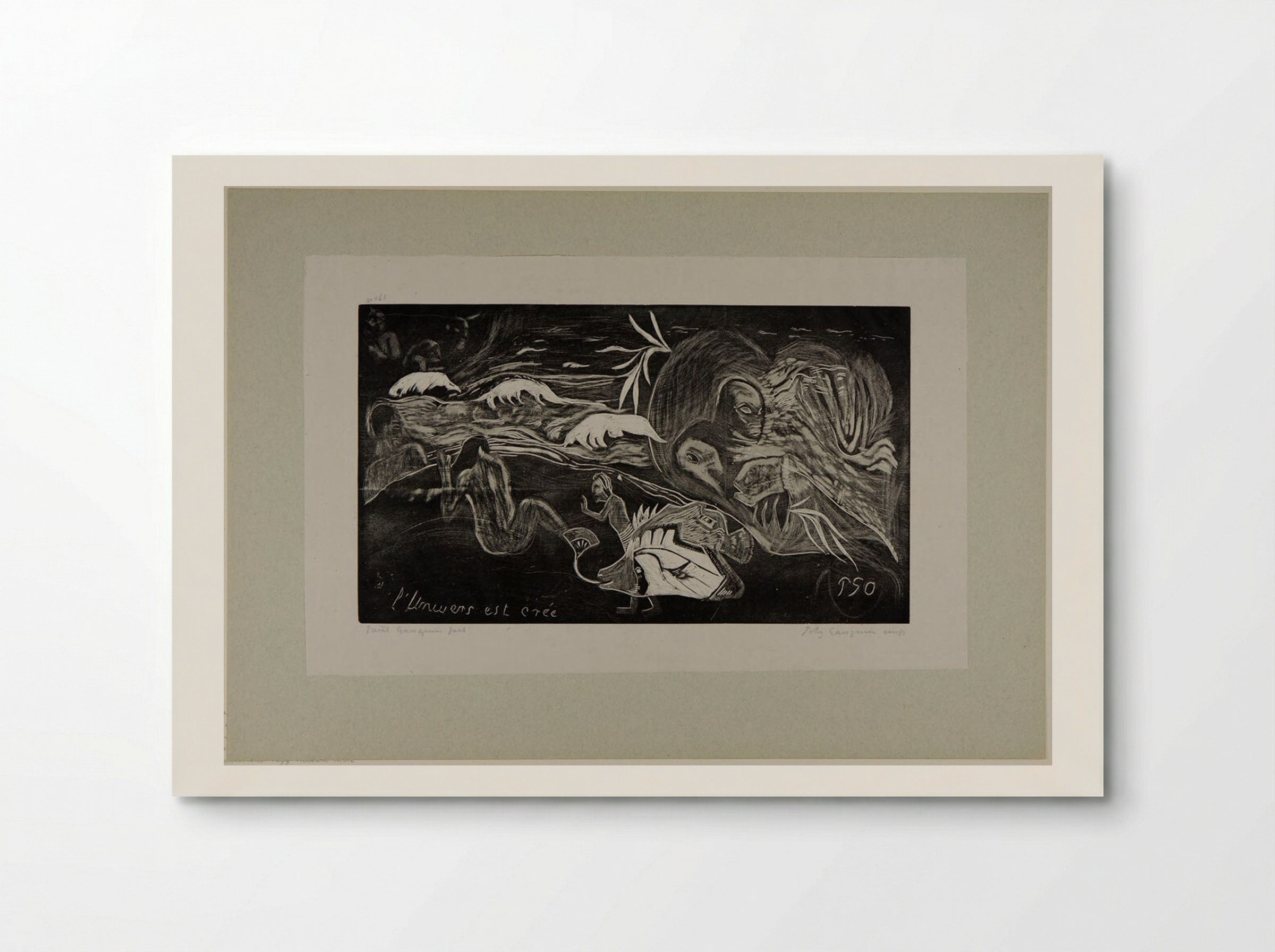 The Universe Is Created - Paul Gauguin - Poster