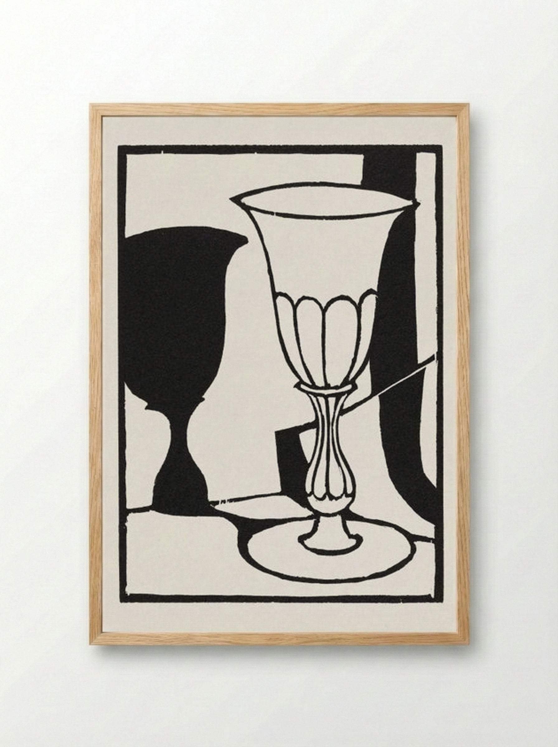 The Cup - Roger Fry - Framed Print Wood