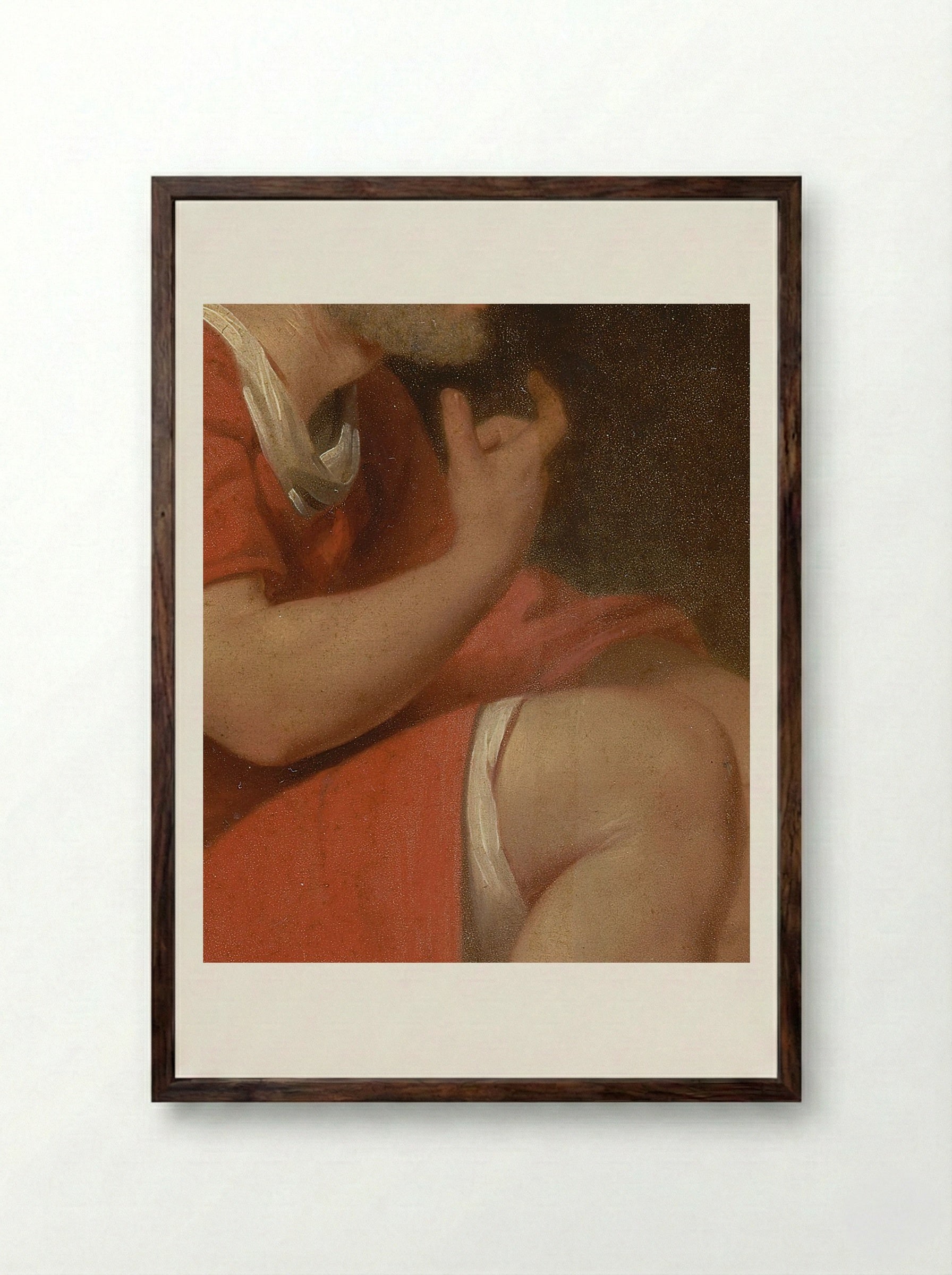 Robert, Duke of Normandy, in Prison - Jean-Jacques-François Le Barbier - Framed Print Dark Wood