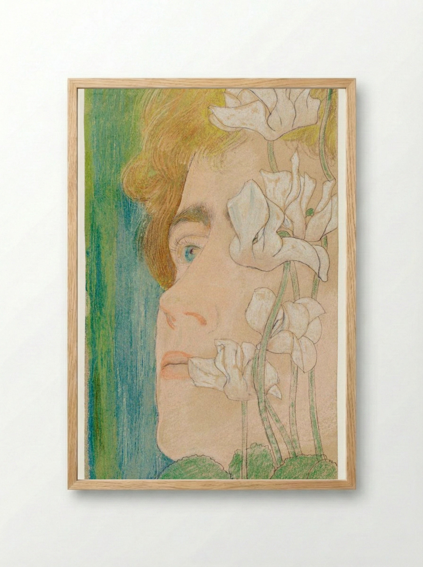 Marguerite - Jan Toorop - Framed Print Wood