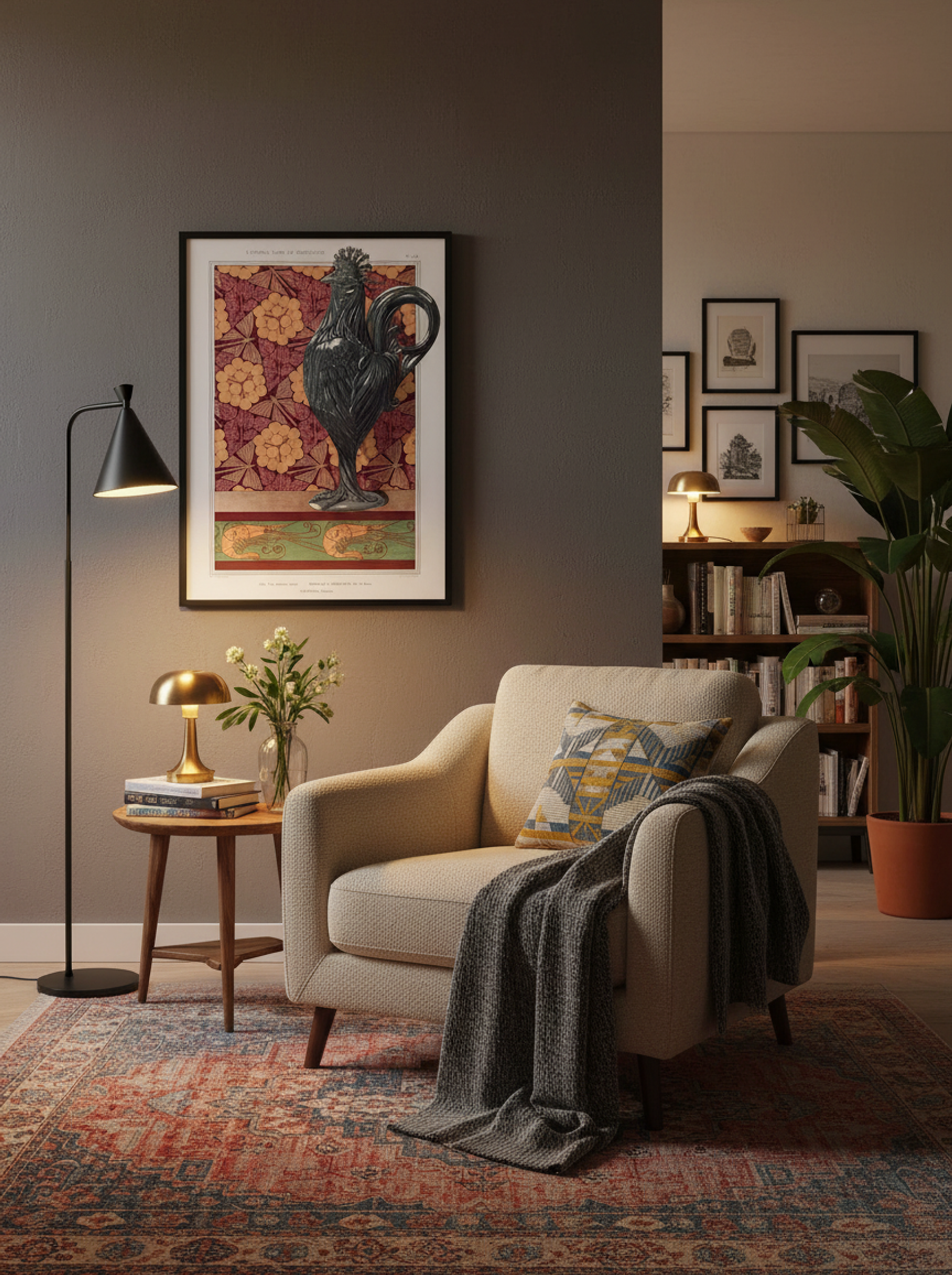 Crevettes, Bordure (from L'animal dans la décoration) - Maurice Pillard Verneuil - Lifestyle