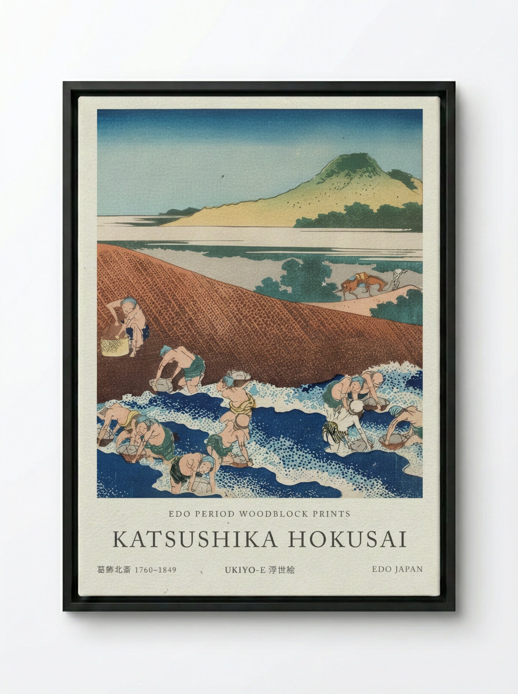 Fishing in the River Kinu – Fine Art Print