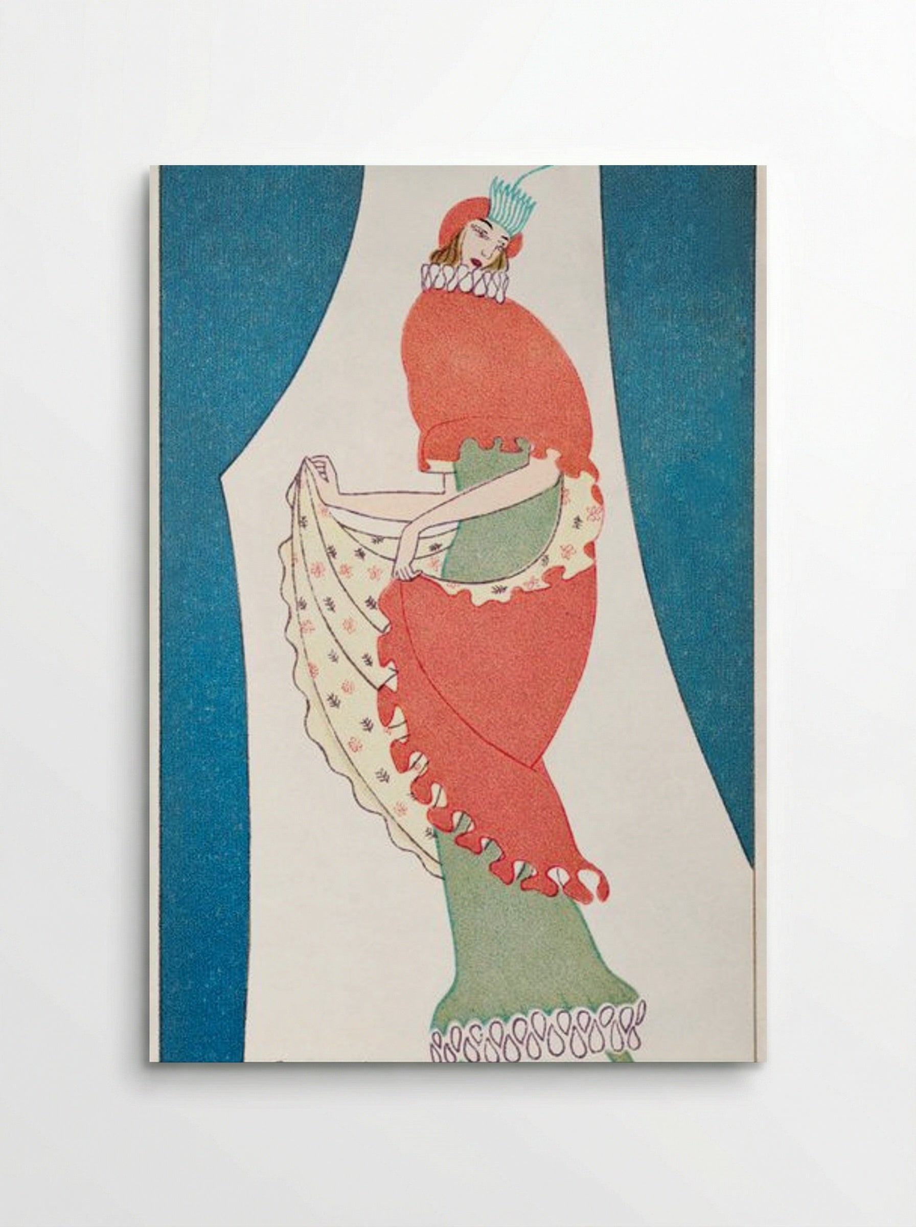 Woman in a Tubular Dress - Otto Friedrich Carl Lendecke - Poster