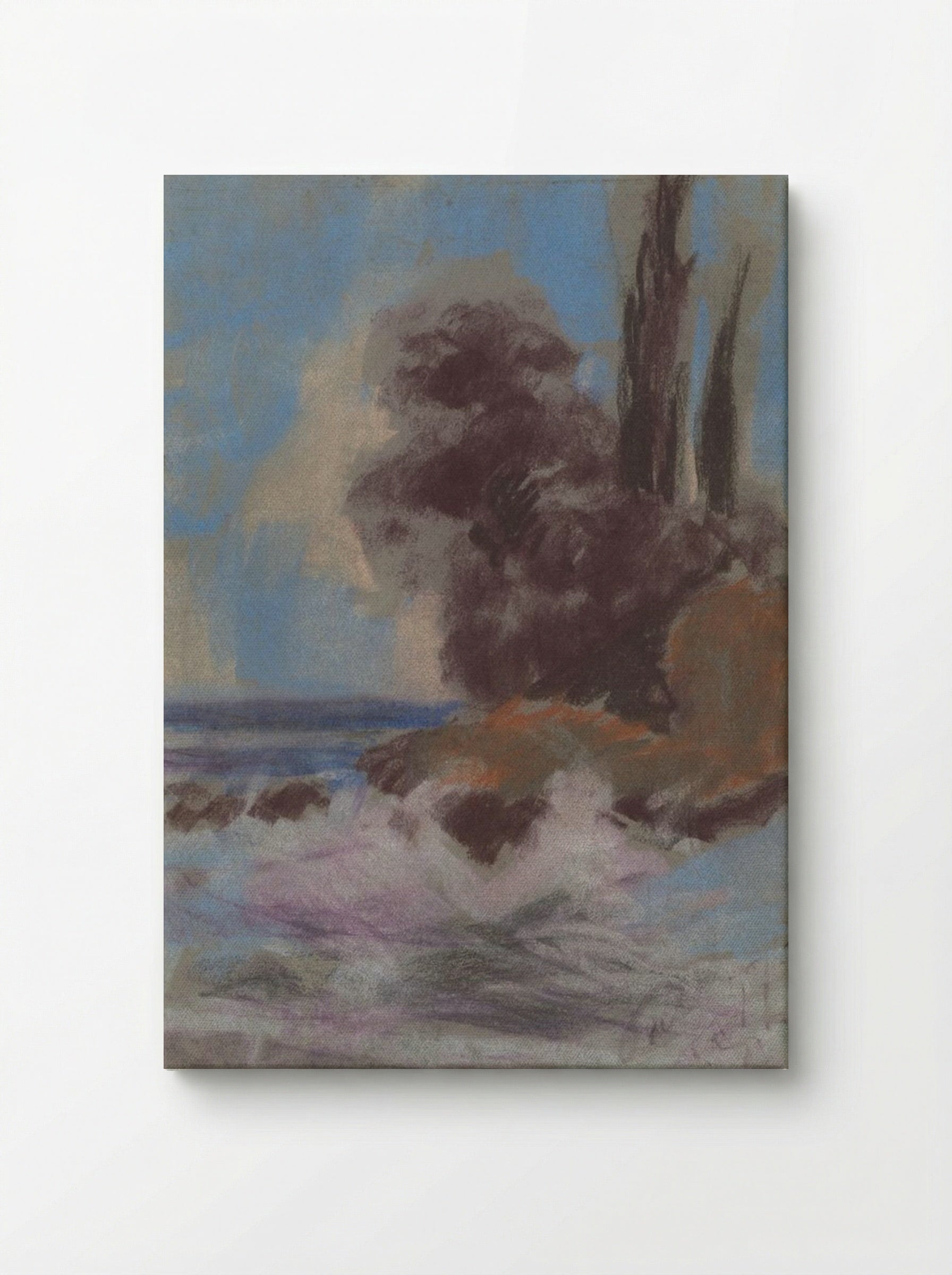 Winter River Landscape - Zolo Palugyay - Canvas