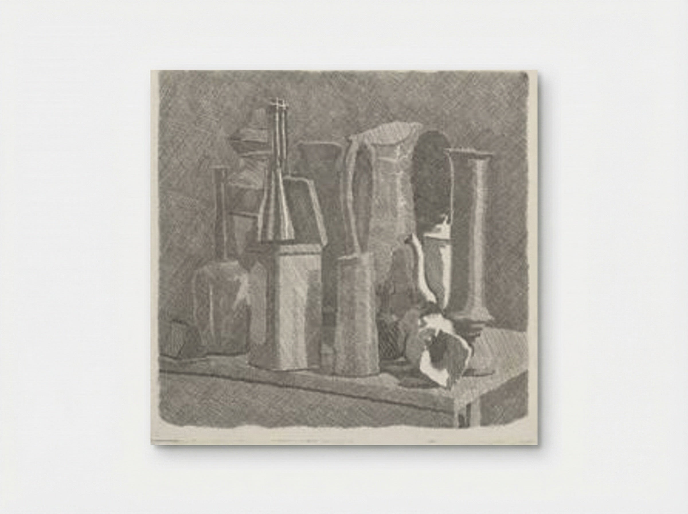 Grande natura morta con la caffettiera - Giorgio Morandi - Poster
