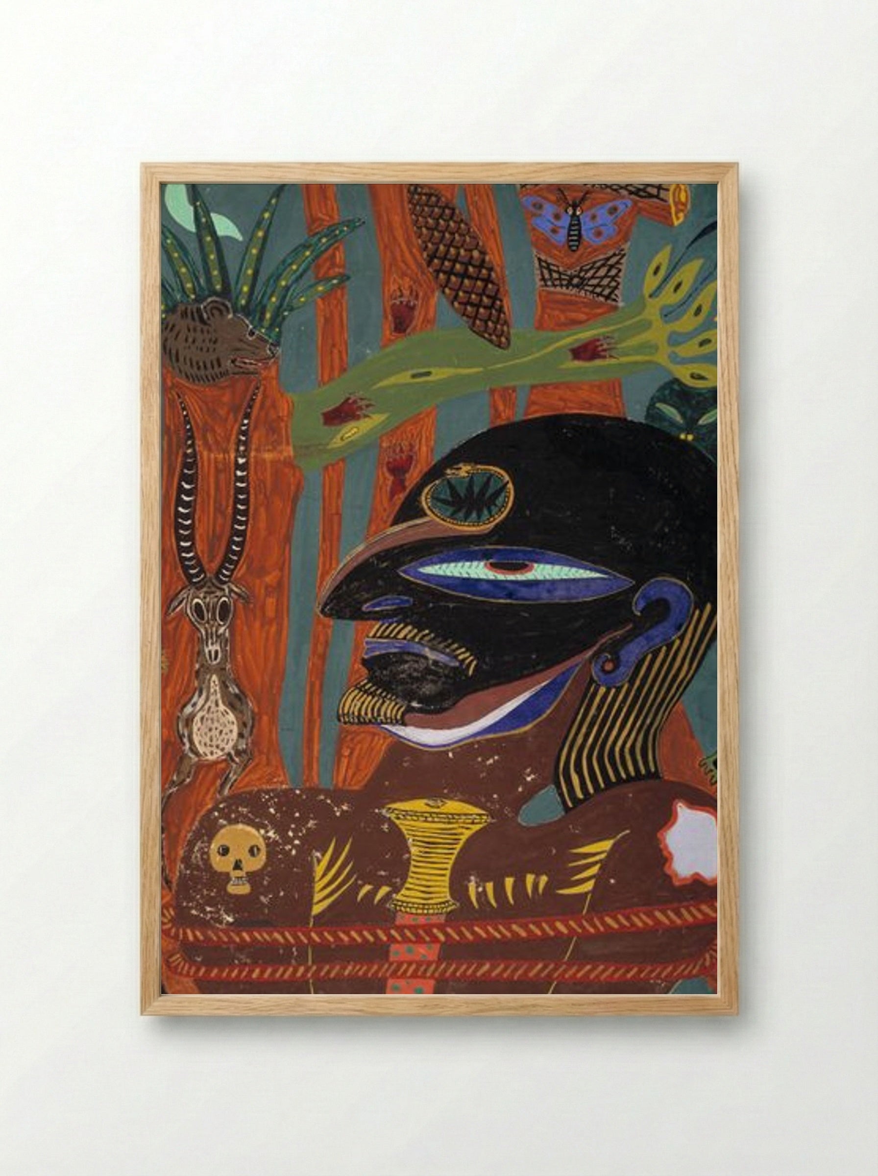 Eye of the Hunter - Edvard Petersen - Framed Print Wood