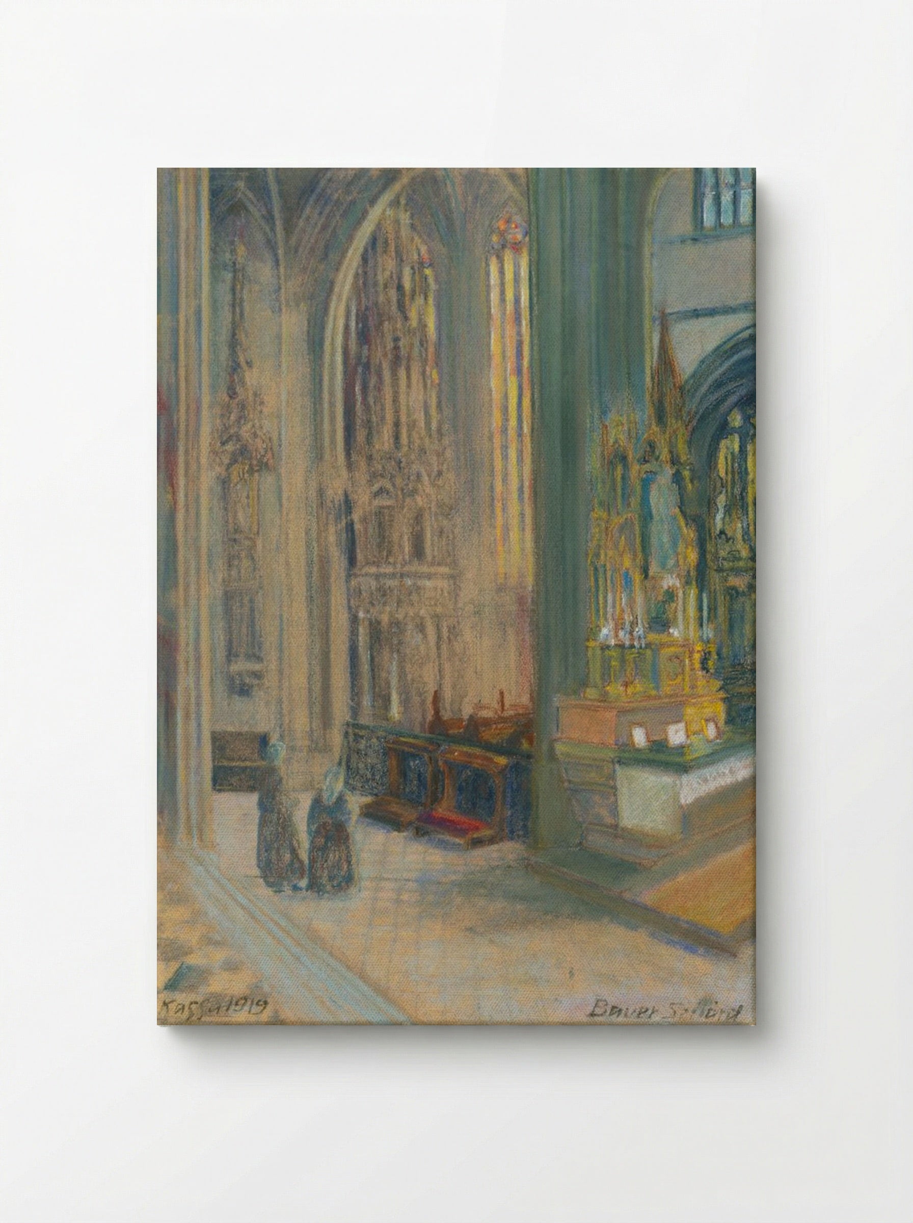 Interior of Košice Cathedral - Konstantin Bauer - Canvas