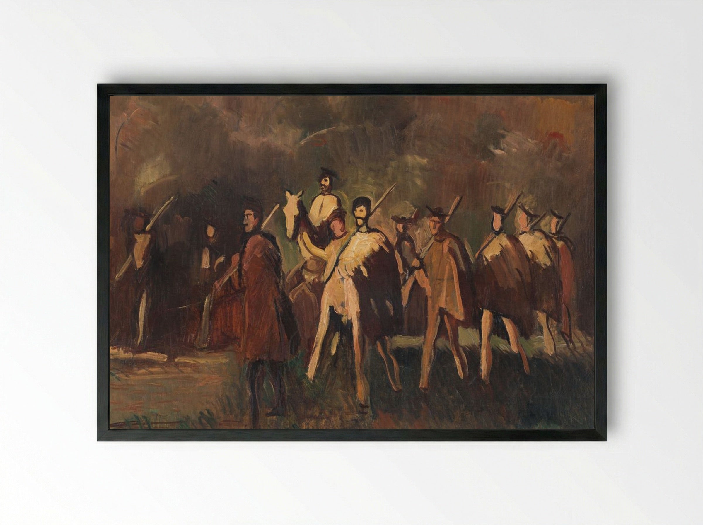 Expedition - Cyprián Majerník - Framed Print Black