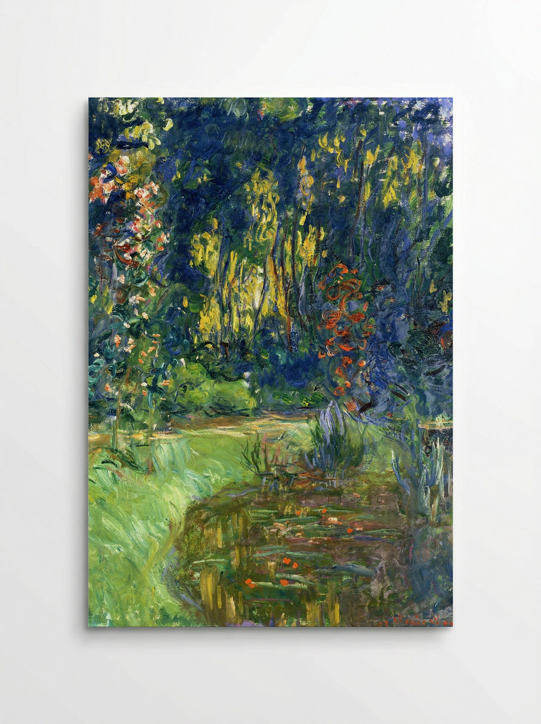 Water Lily Pond at Giverny - Claude Monet - Poster