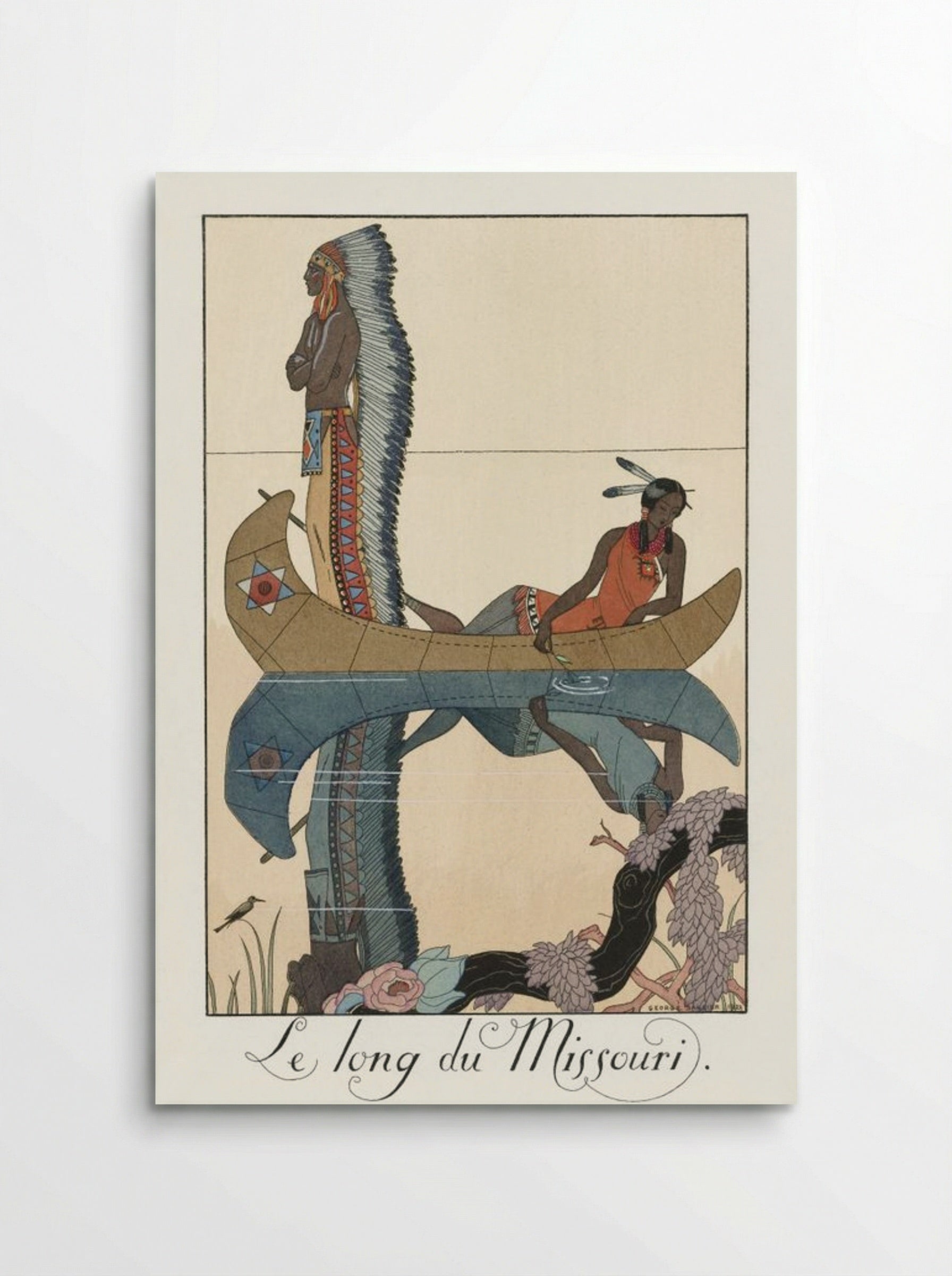 Le long du Missouri - George Barbier - Poster