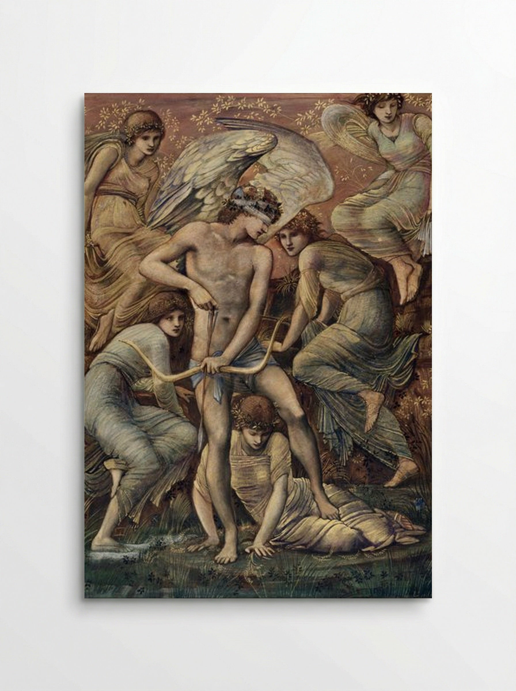 Cupid's Hunting Fields - Edward Burne-Jones - Poster