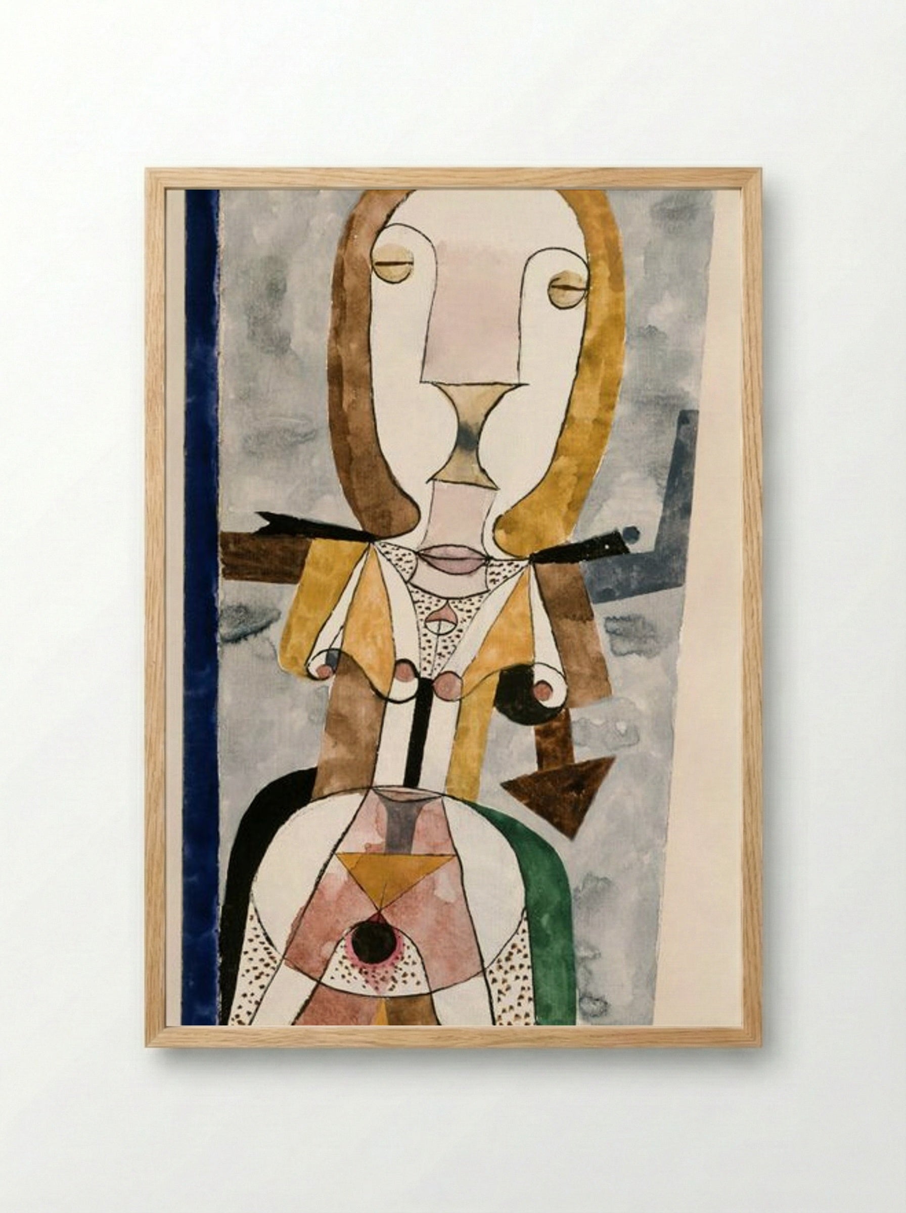 Popular Wall Painting - Paul Klee - Framed Print Wood