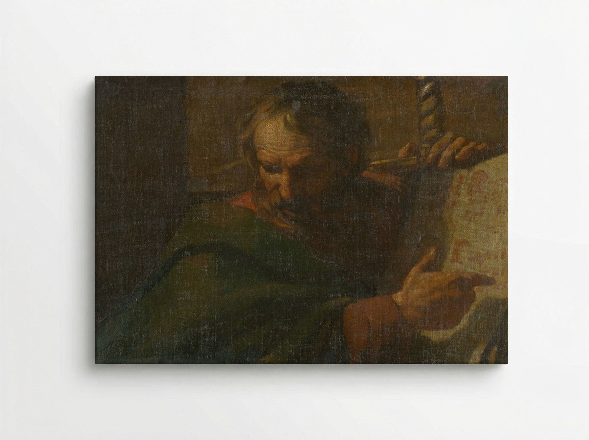Saint Paul Reading - Rembrandt van Rijn - Canvas
