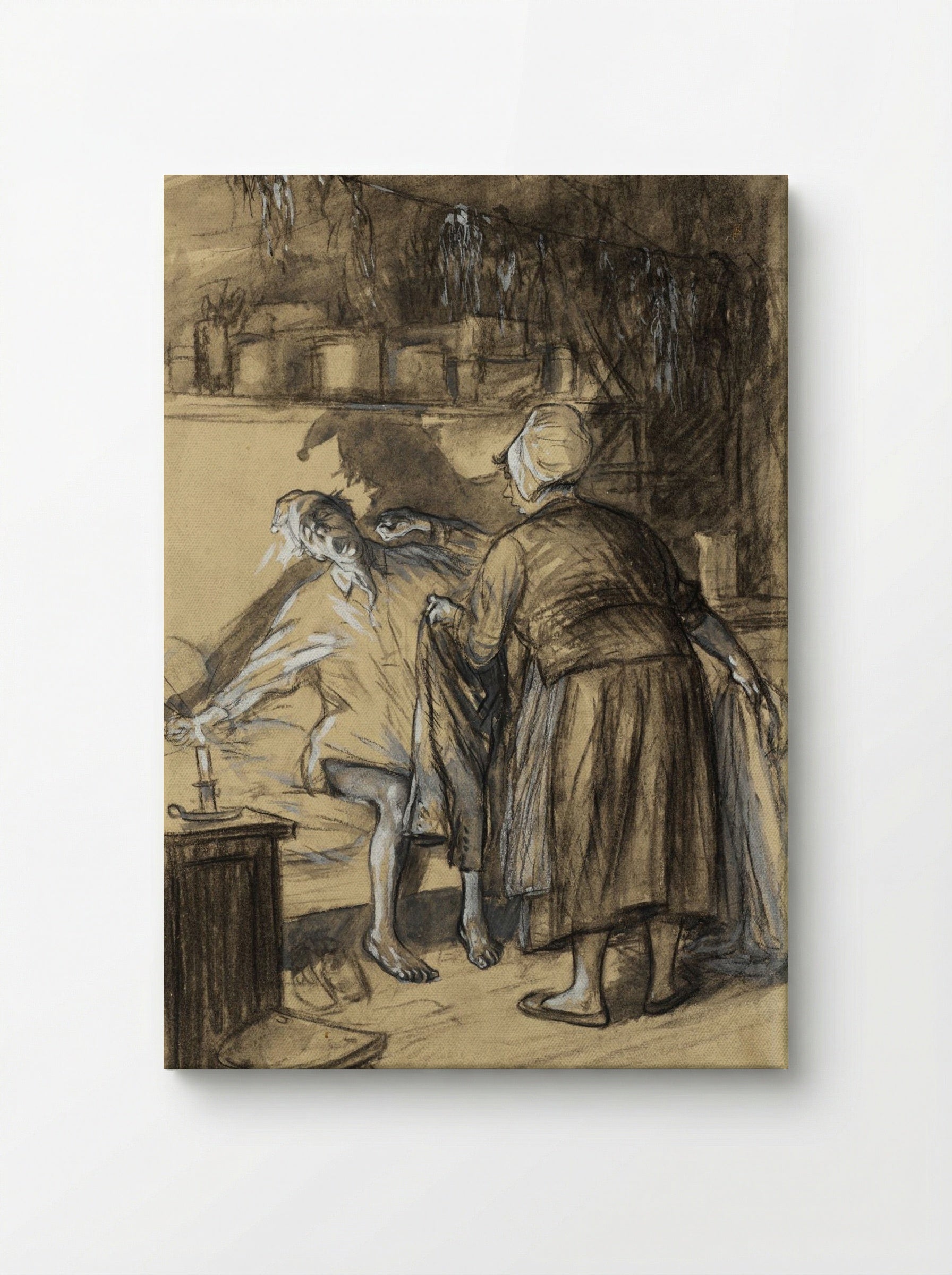 Here Are Your Trousers - William James Glackens - Canvas