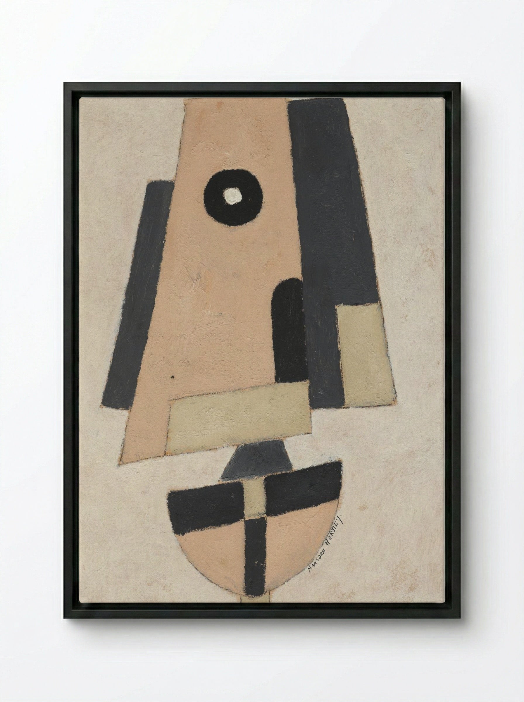 Movement, Bermuda - Marsden Hartley - Framed Canvas Black