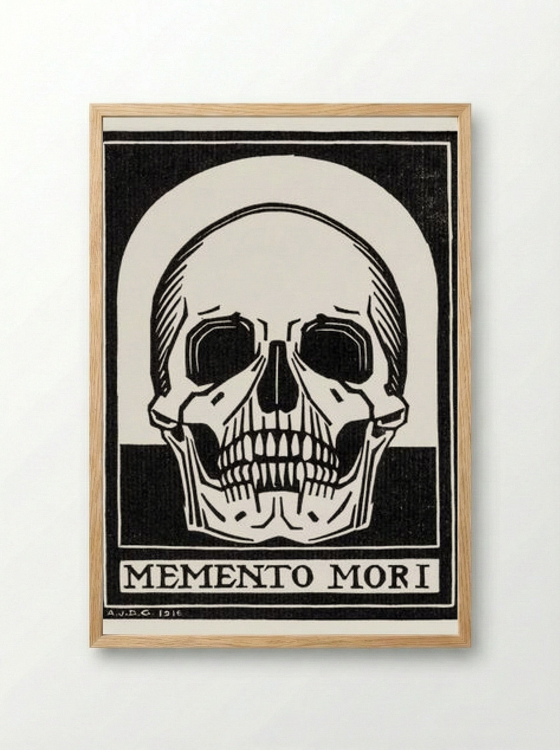 Memento Mori - Julie de Graag - Framed Print Wood
