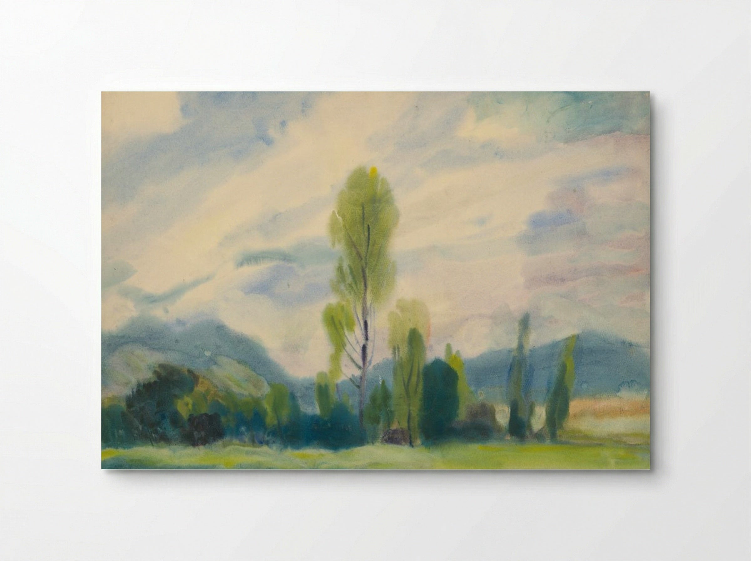 Landscape below the Low Tatras - Zolo Palugyay - Poster