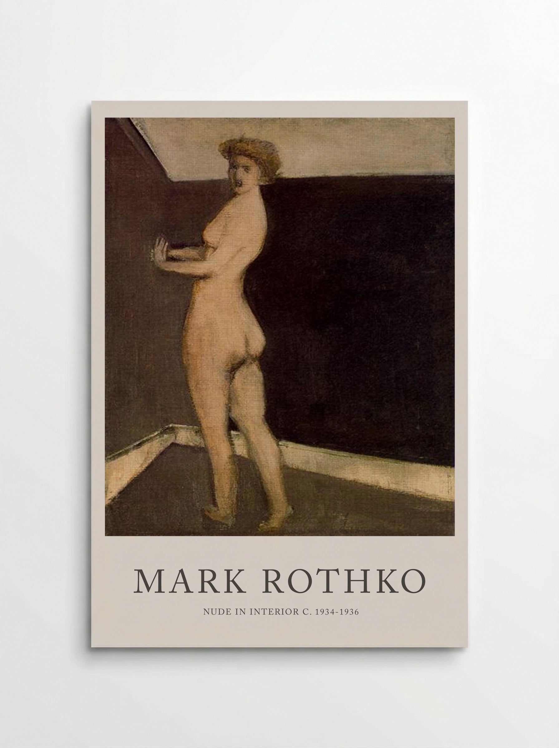 Nude in Interior - Mark Rothko - Poster