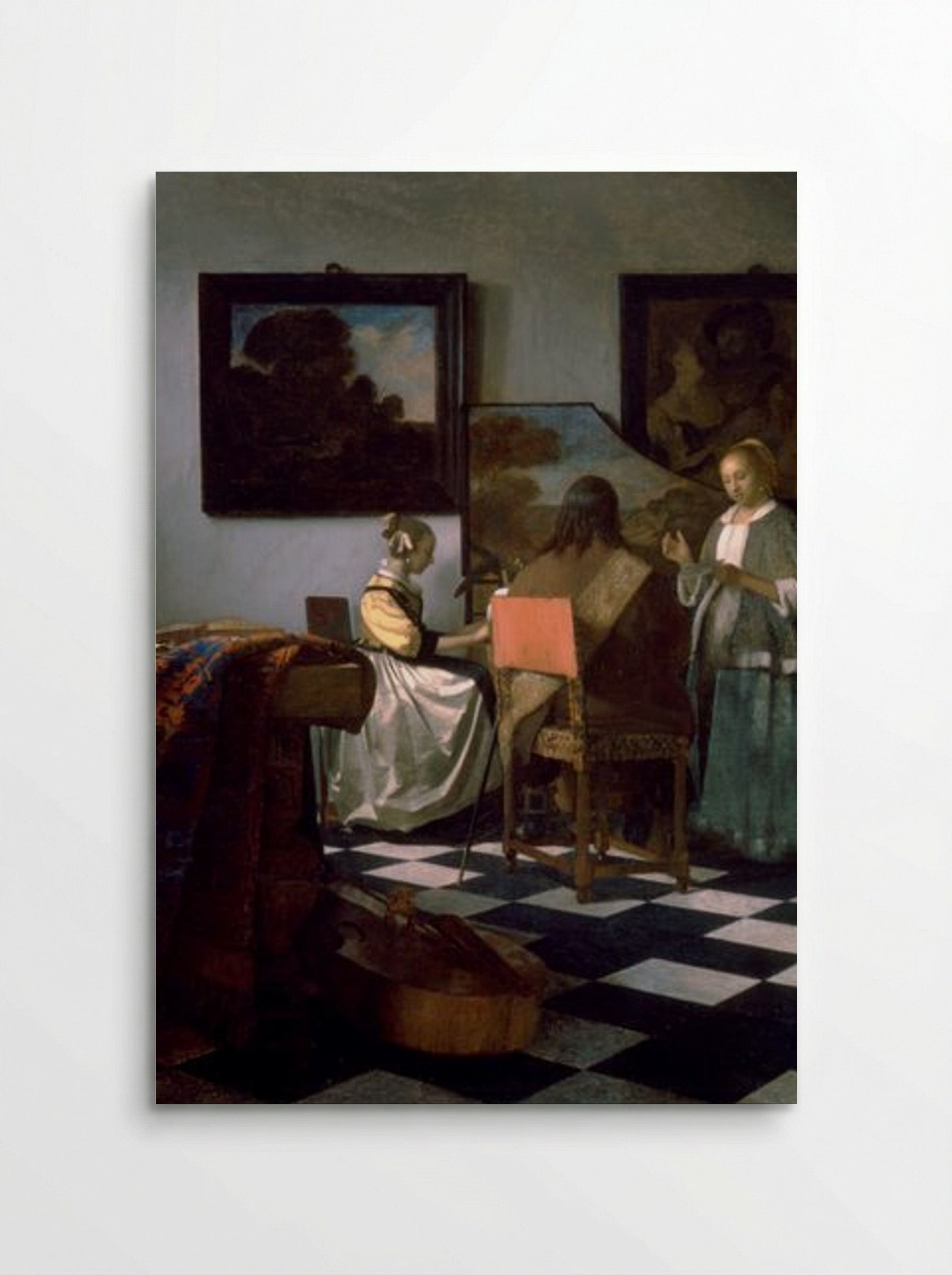The Concert - Johannes Vermeer - Poster