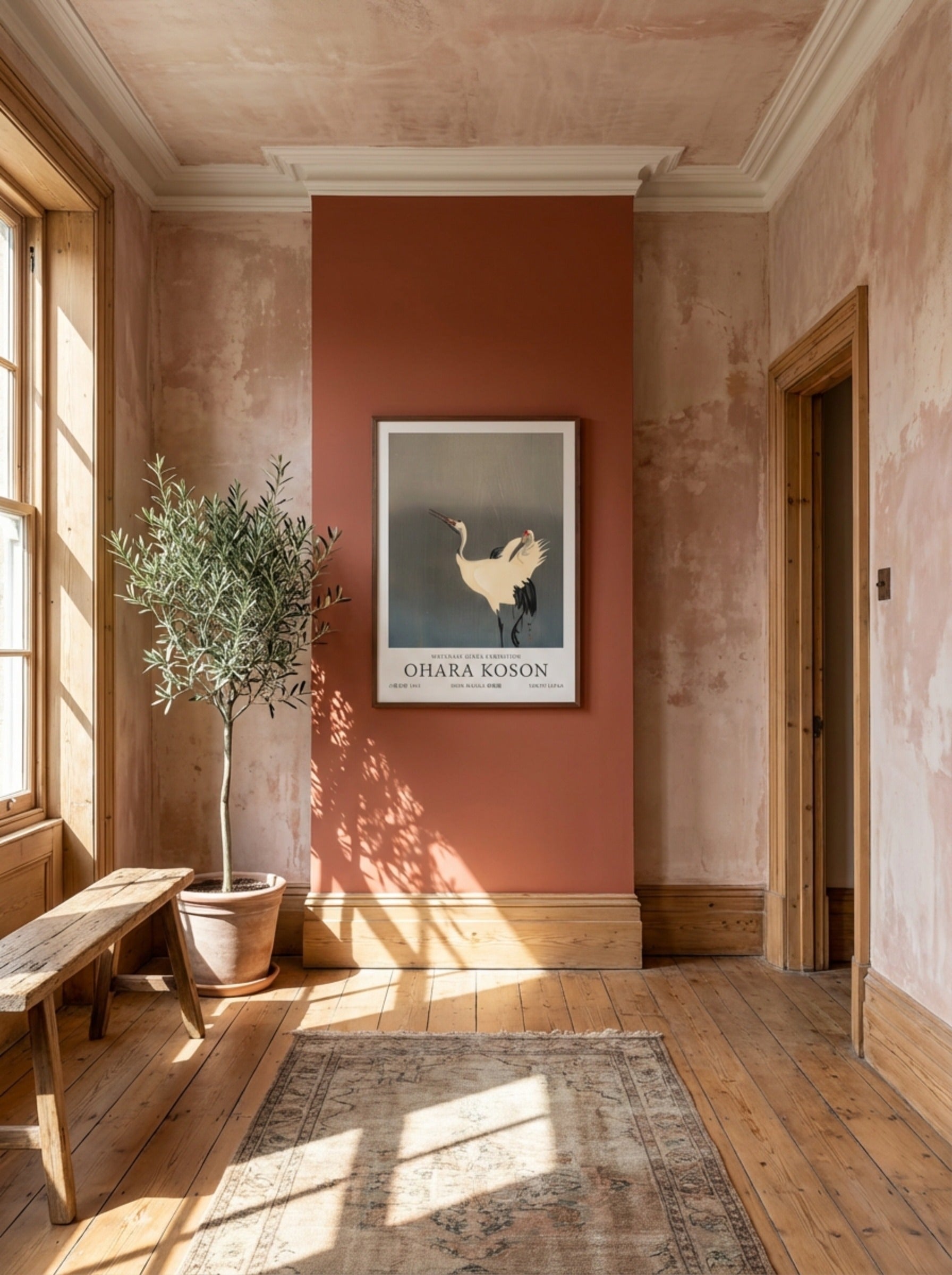 Two White Cranes - Ohara Koson