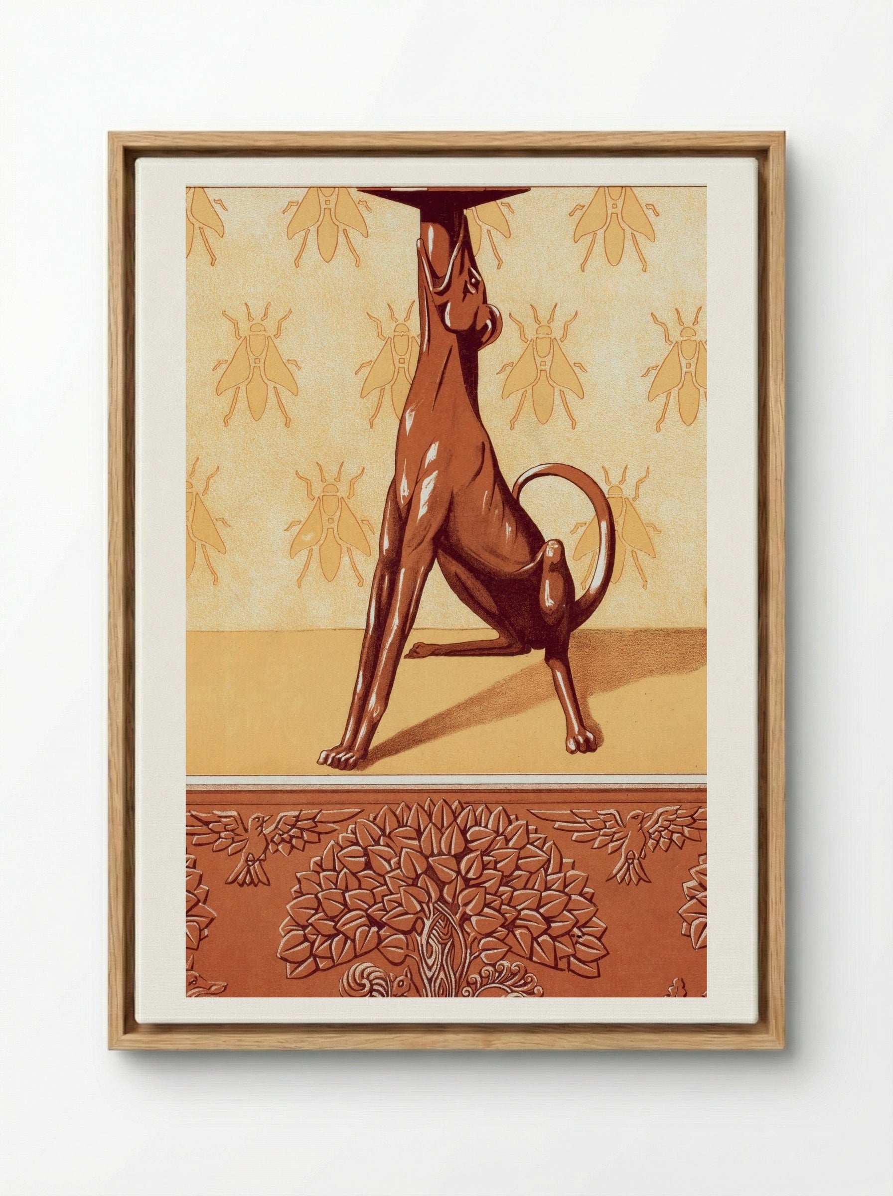 L'Animal dans la Décoration, Plate 26 - Fine Art Print - Framed Canvas Wood