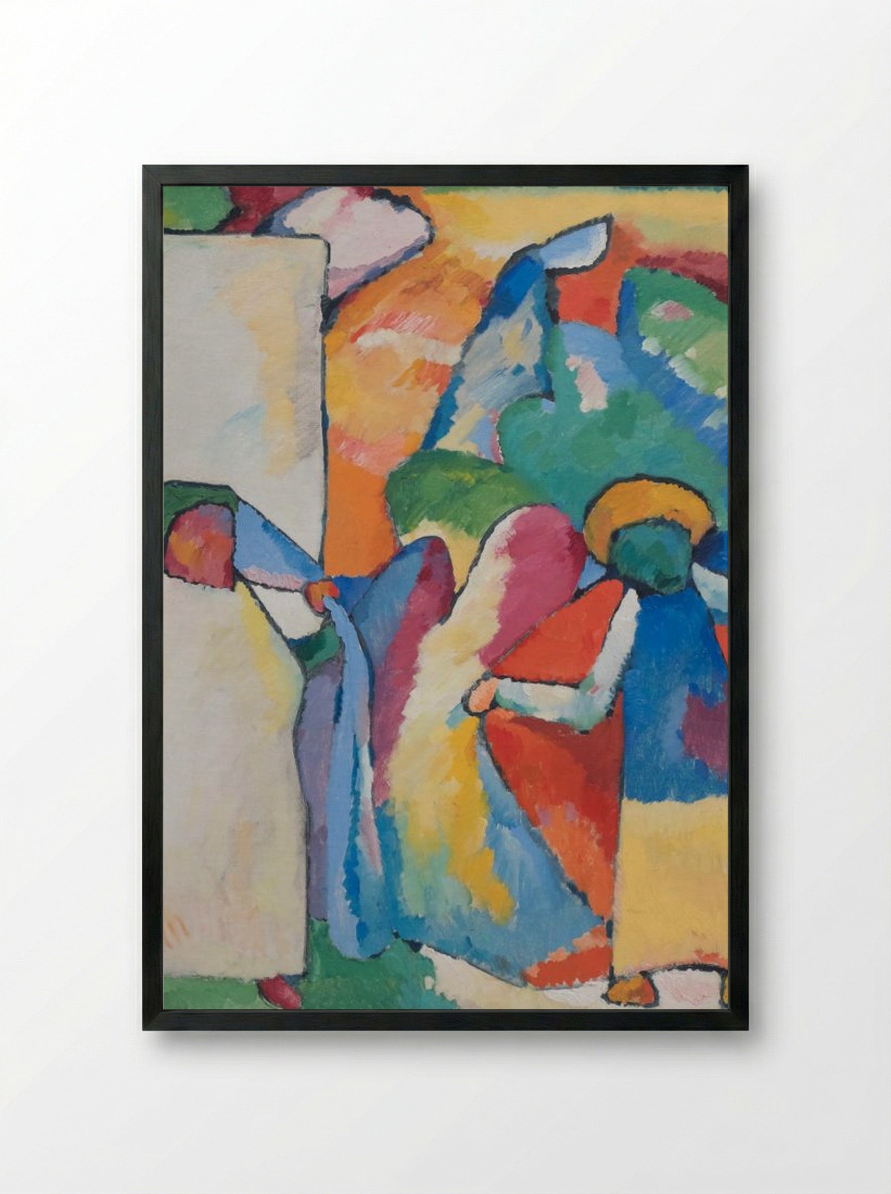 Improvisation 6 (African) - Wassily Kandinsky - Framed Print Black