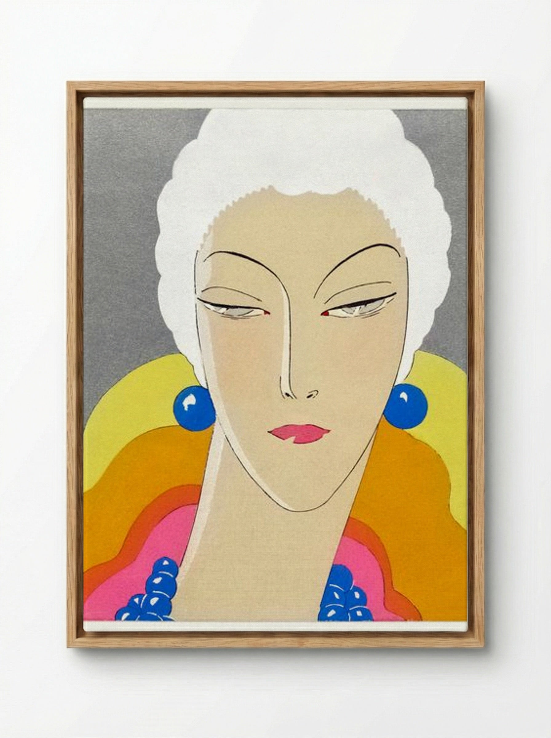 Cover of Art-Goût-Beauté, 1928 - Georges Lepape - Framed Canvas Wood