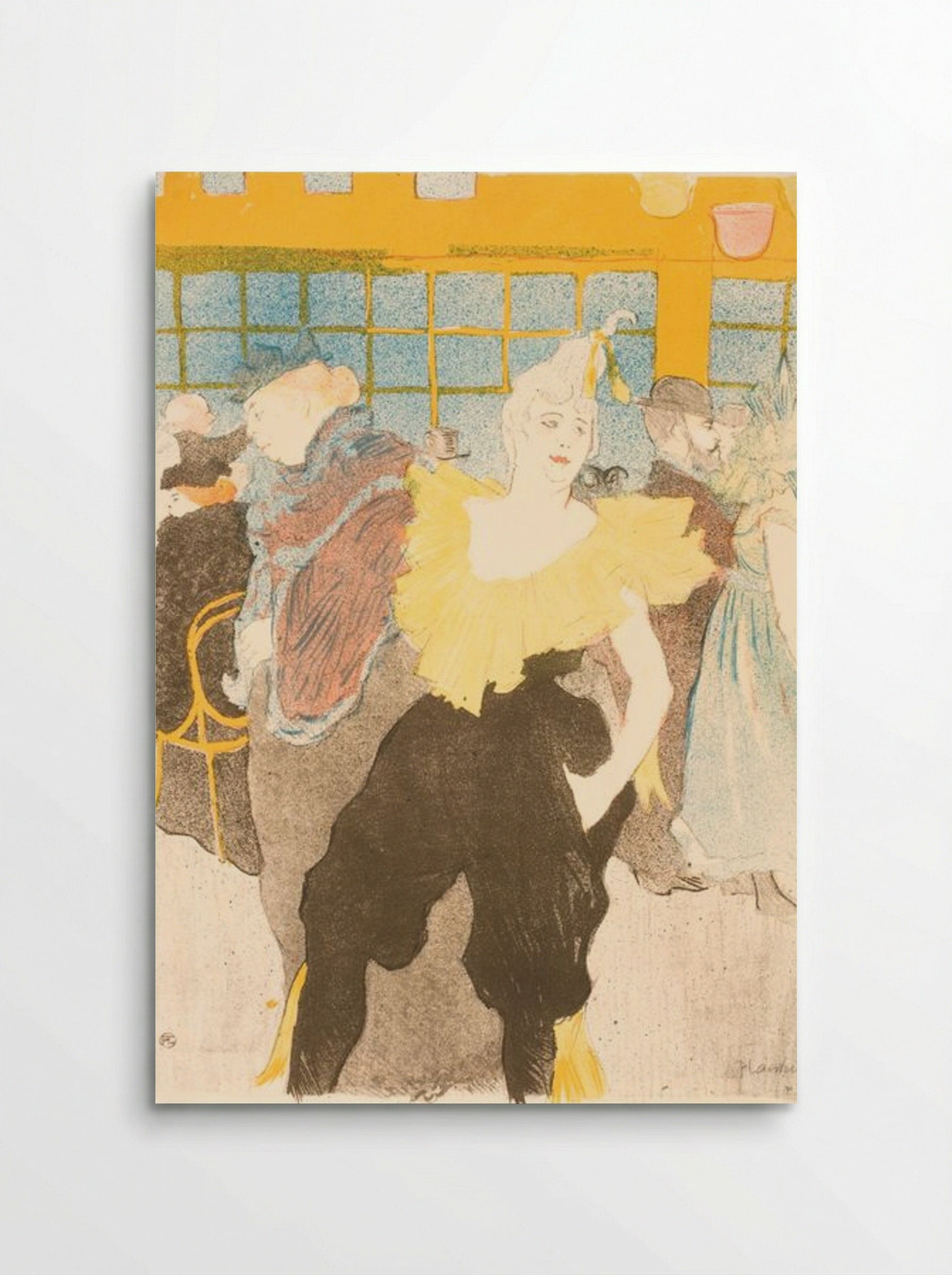 La Clownesse au Moulin Rouge - Henri de Toulouse-Lautrec - Poster