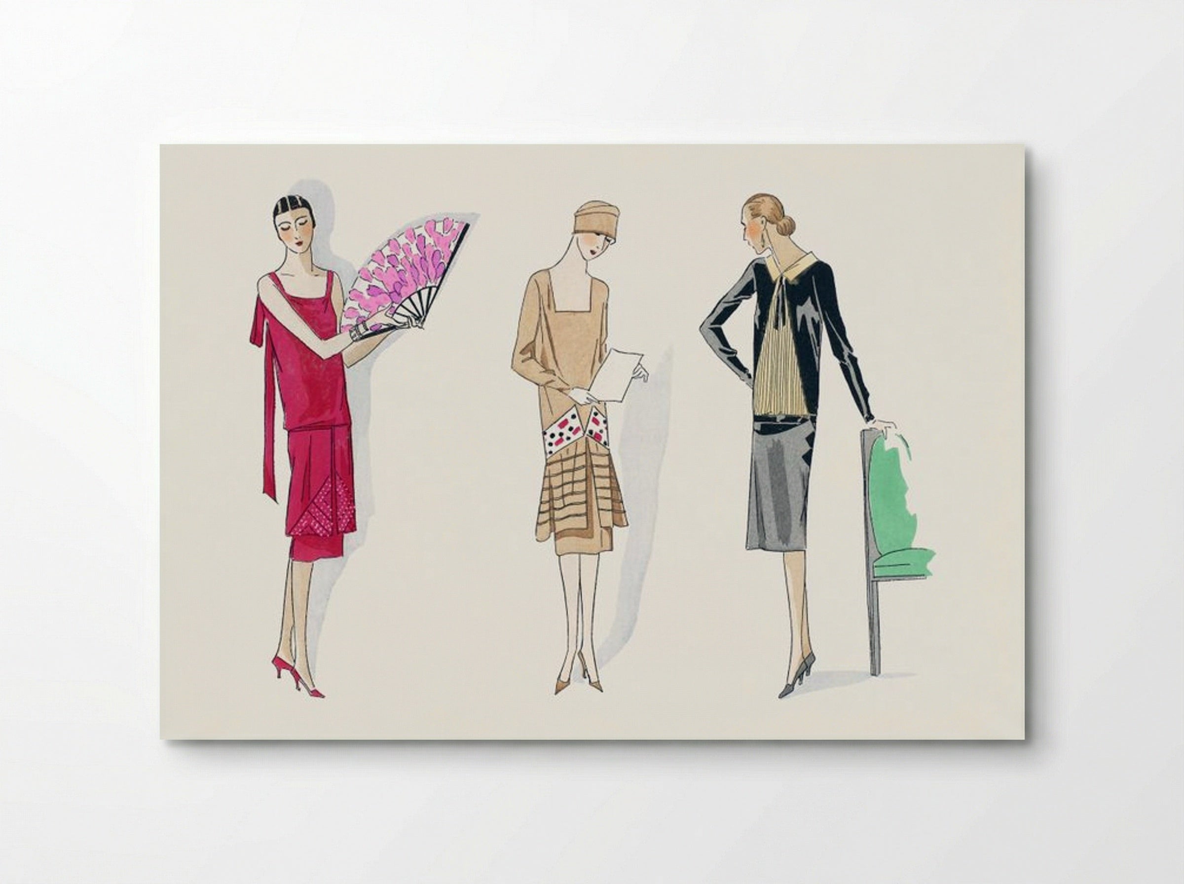 Three Dresses, 1926 - Bernard et Armand - Poster