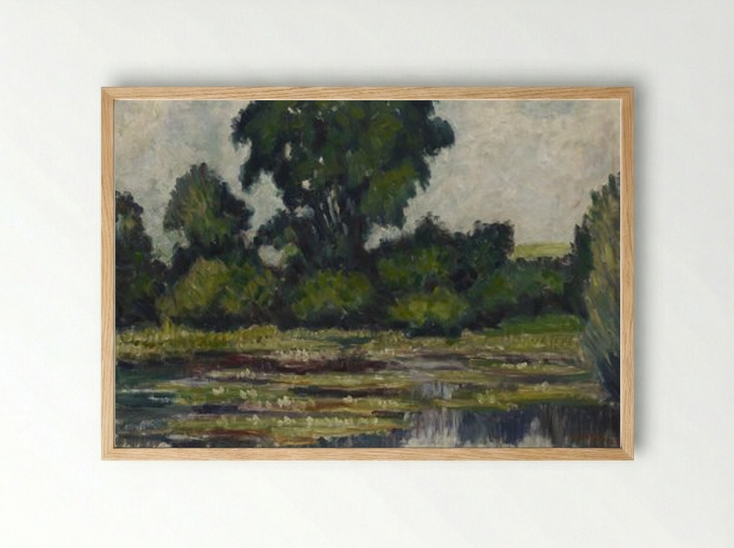 Lumpeita - Alfred William Finch - Framed Print Wood