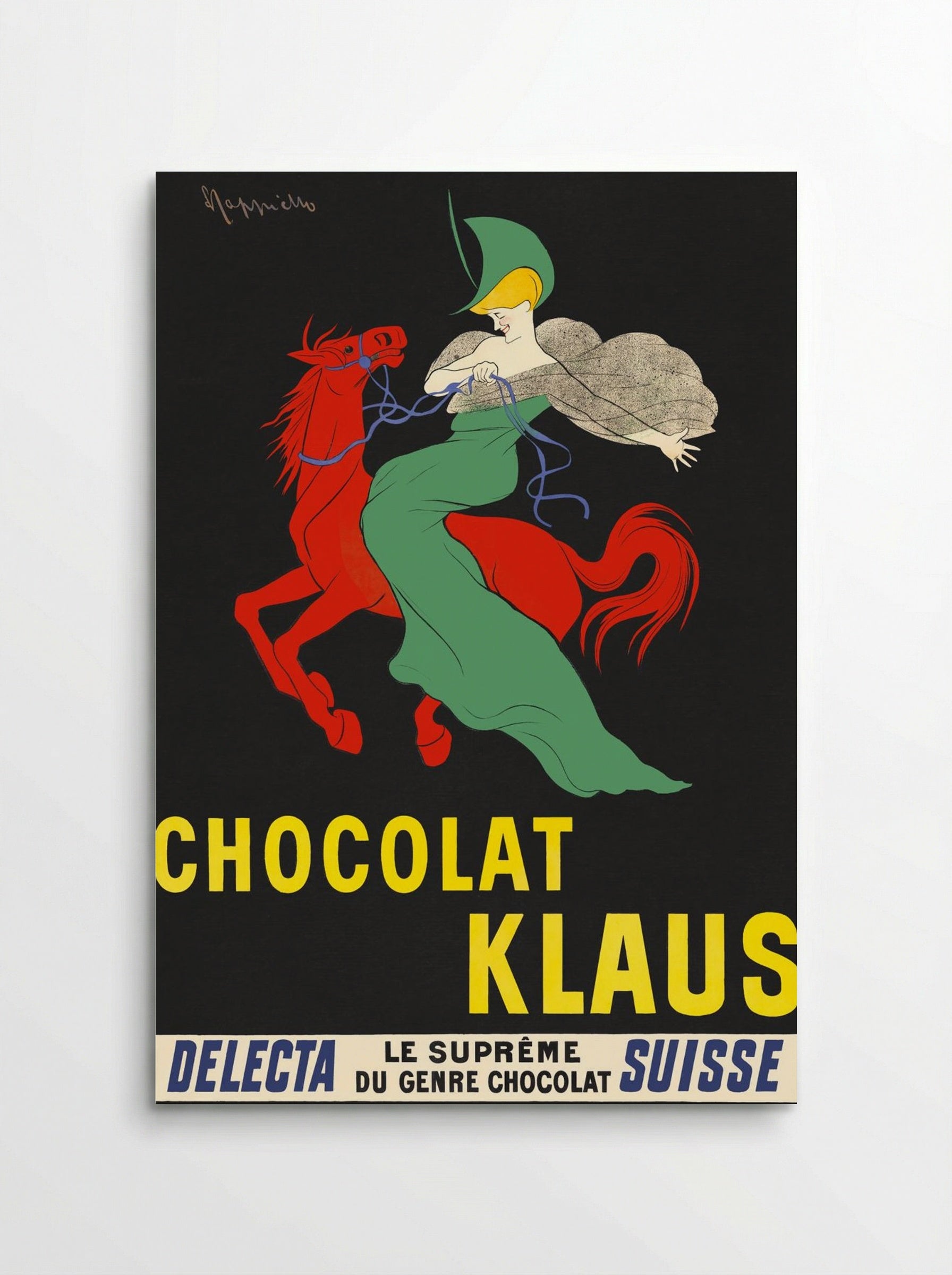 Chocolat Klaus - Leonetto Cappiello - Poster