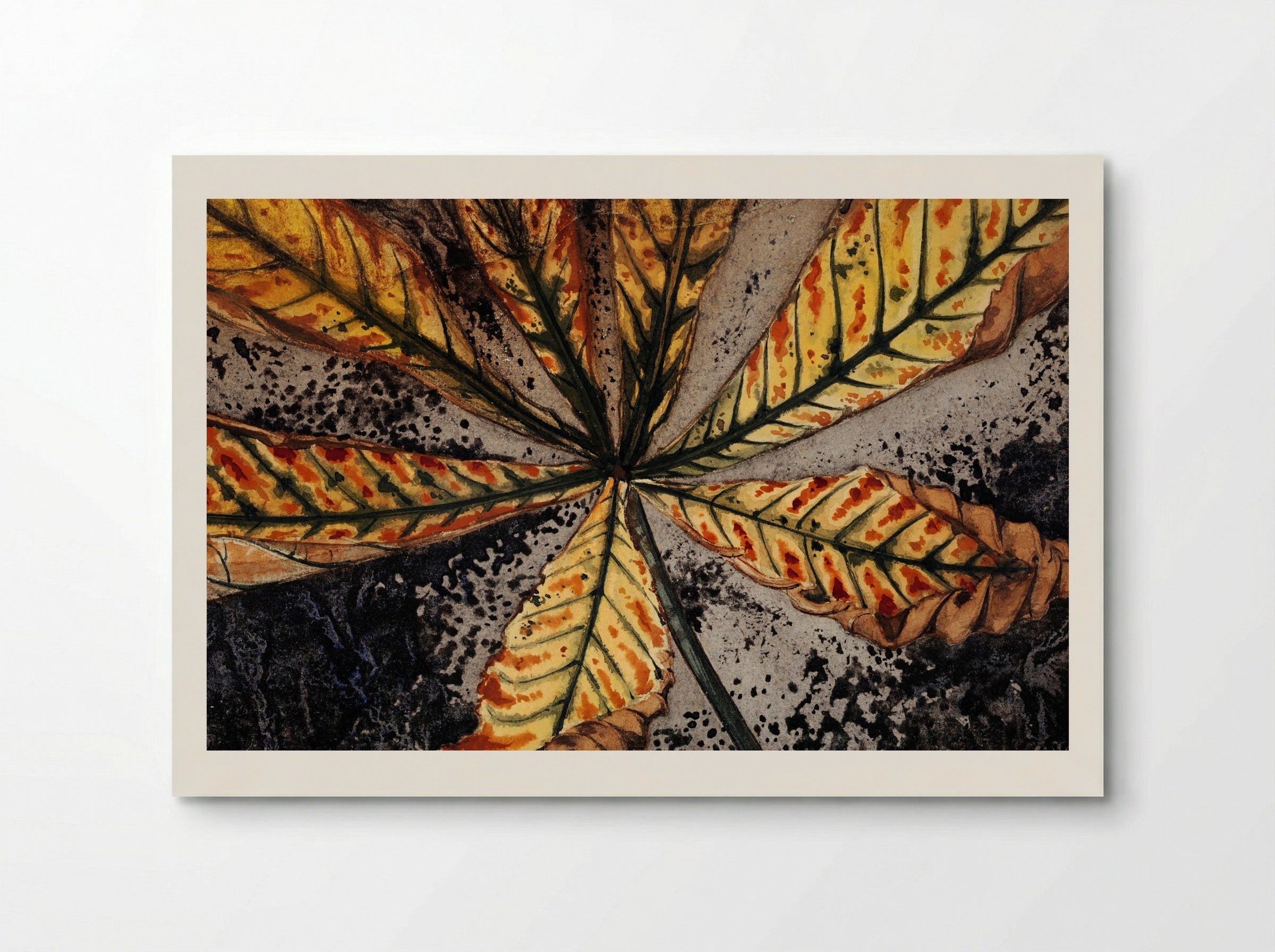 Chestnut Leaf - Julie de Graag - Poster