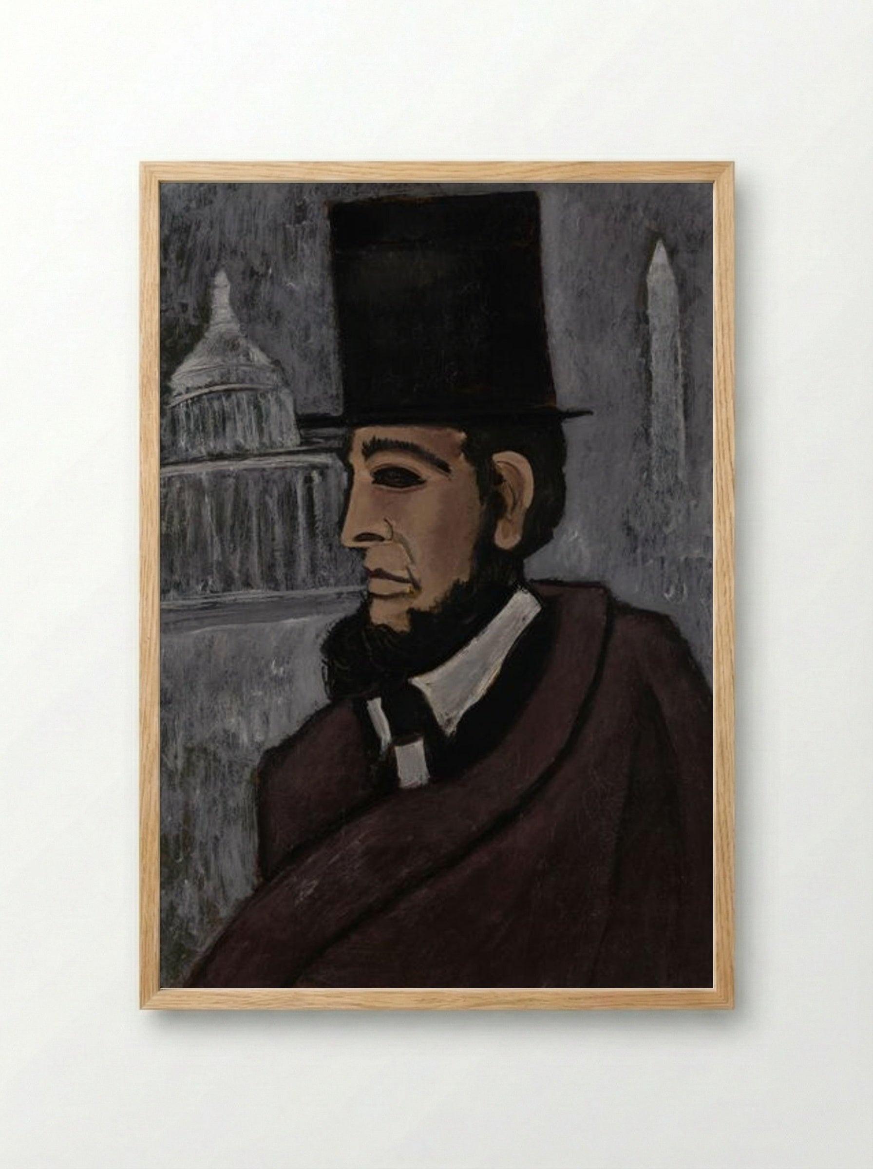 Weary of the Truth - Marsden Hartley - Framed Print Wood